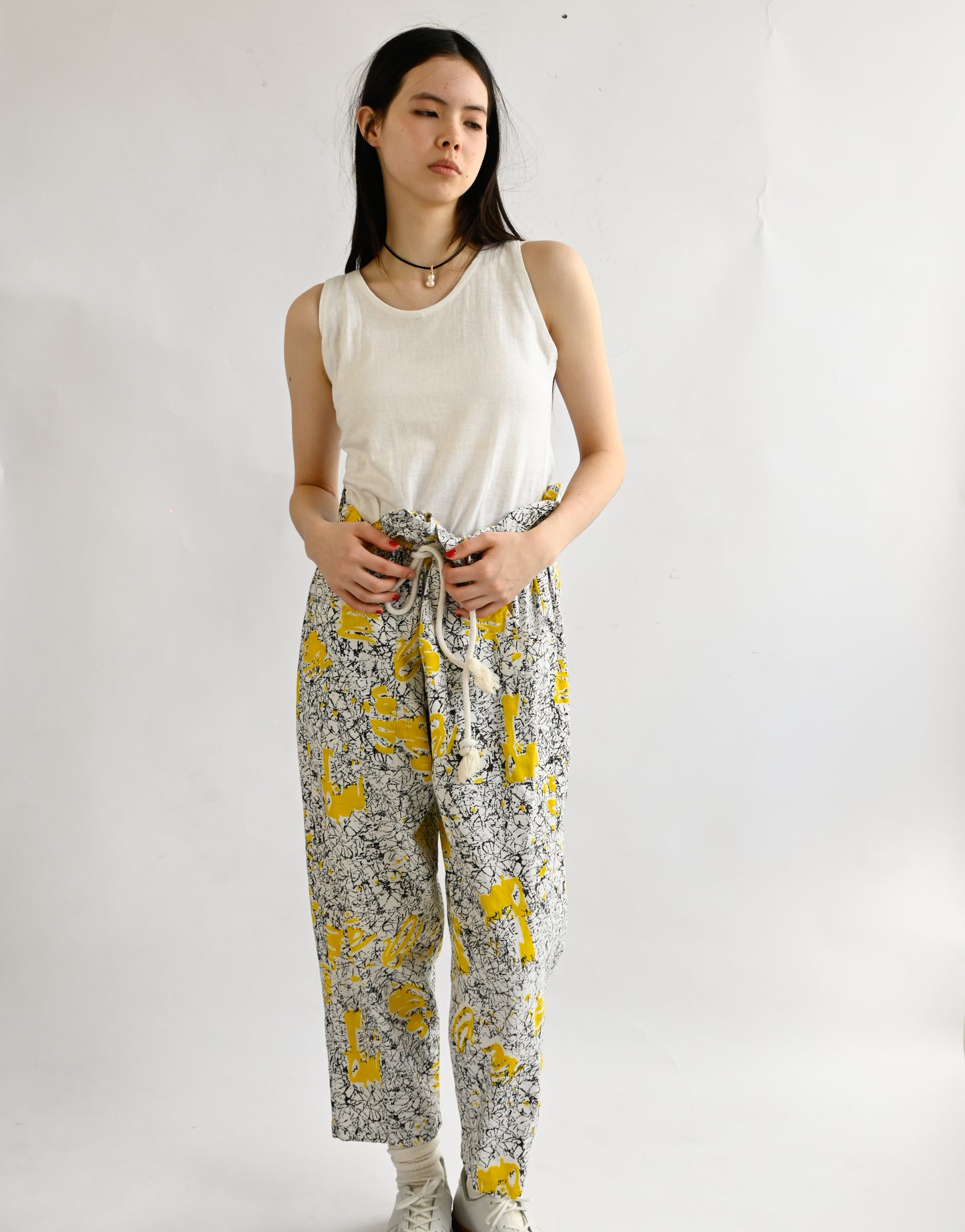 Printed Easy Pants