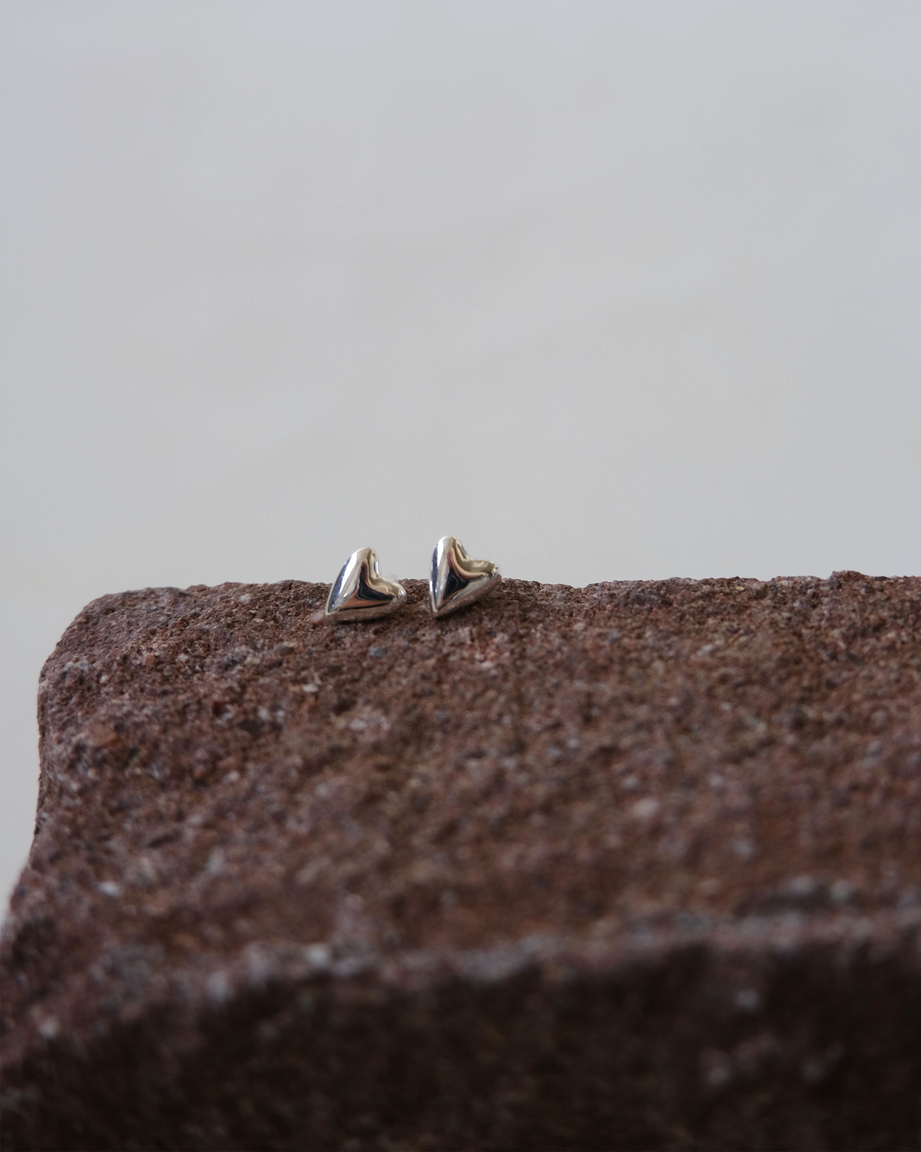 Silver Heart Earrings