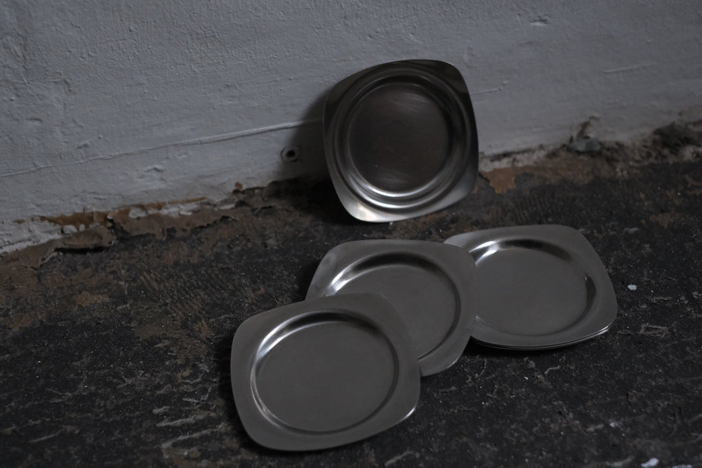 "gridz" 60s WMF Cromargan Coaster