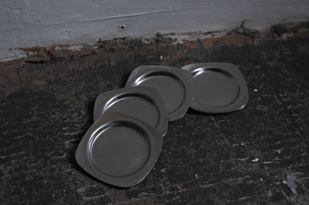 "gridz" 60s WMF Cromargan Coaster