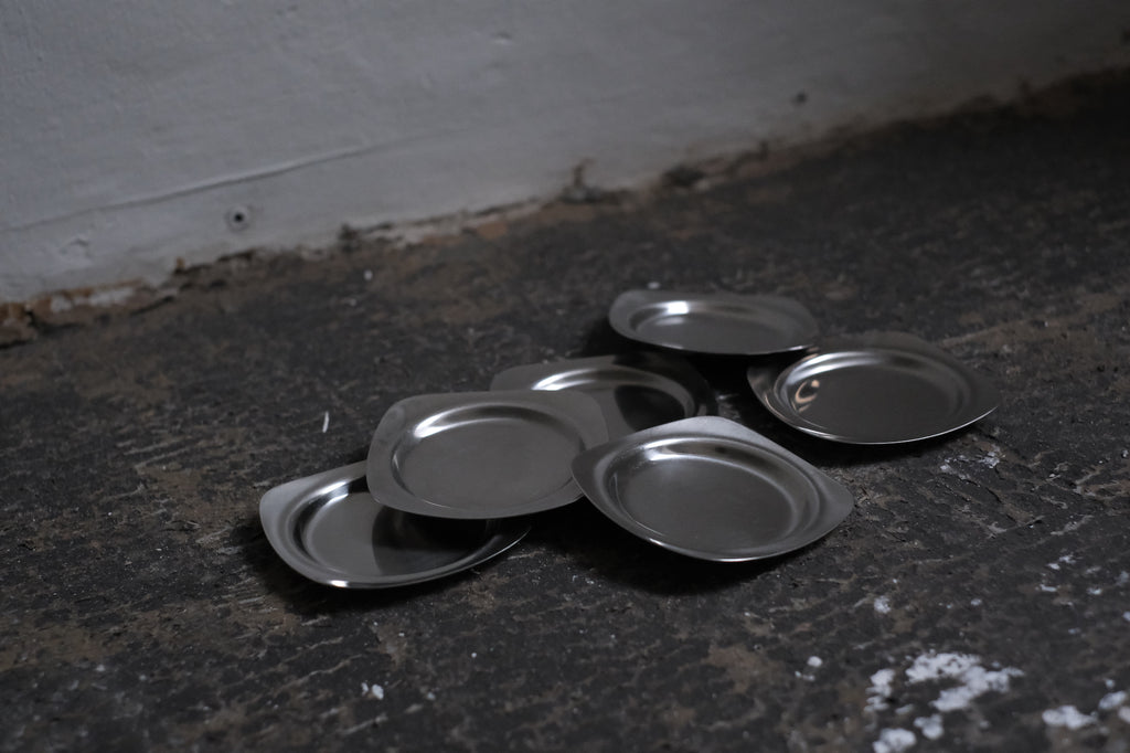 "gridz" 60s WMF Cromargan Coaster