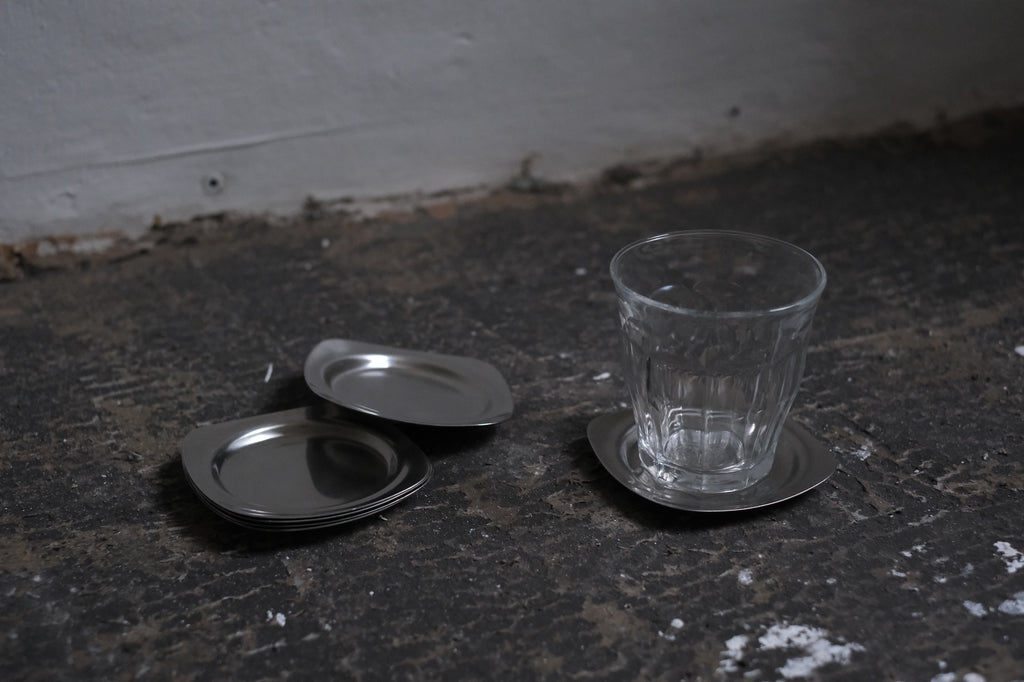 "gridz" 60s WMF Cromargan Coaster