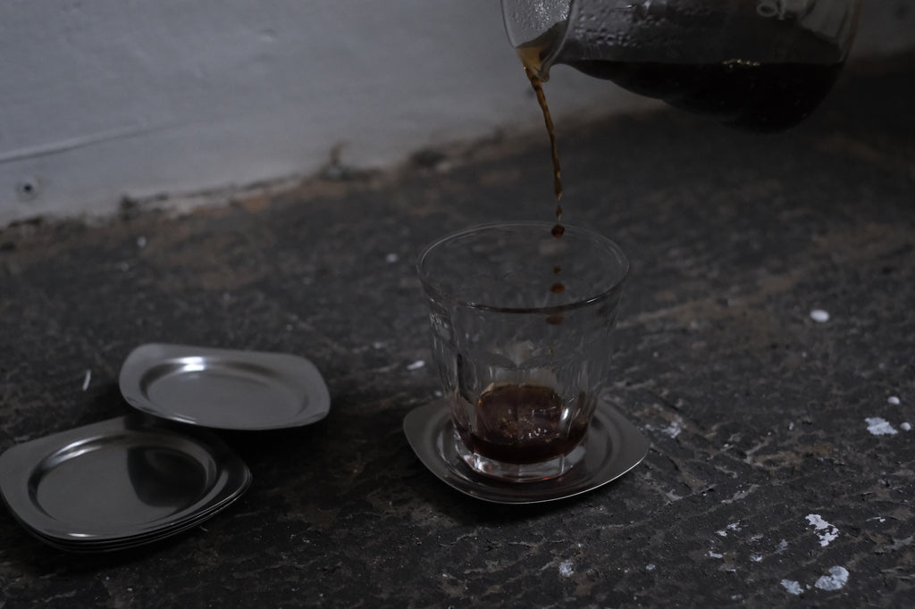 "gridz" 60s WMF Cromargan Coaster