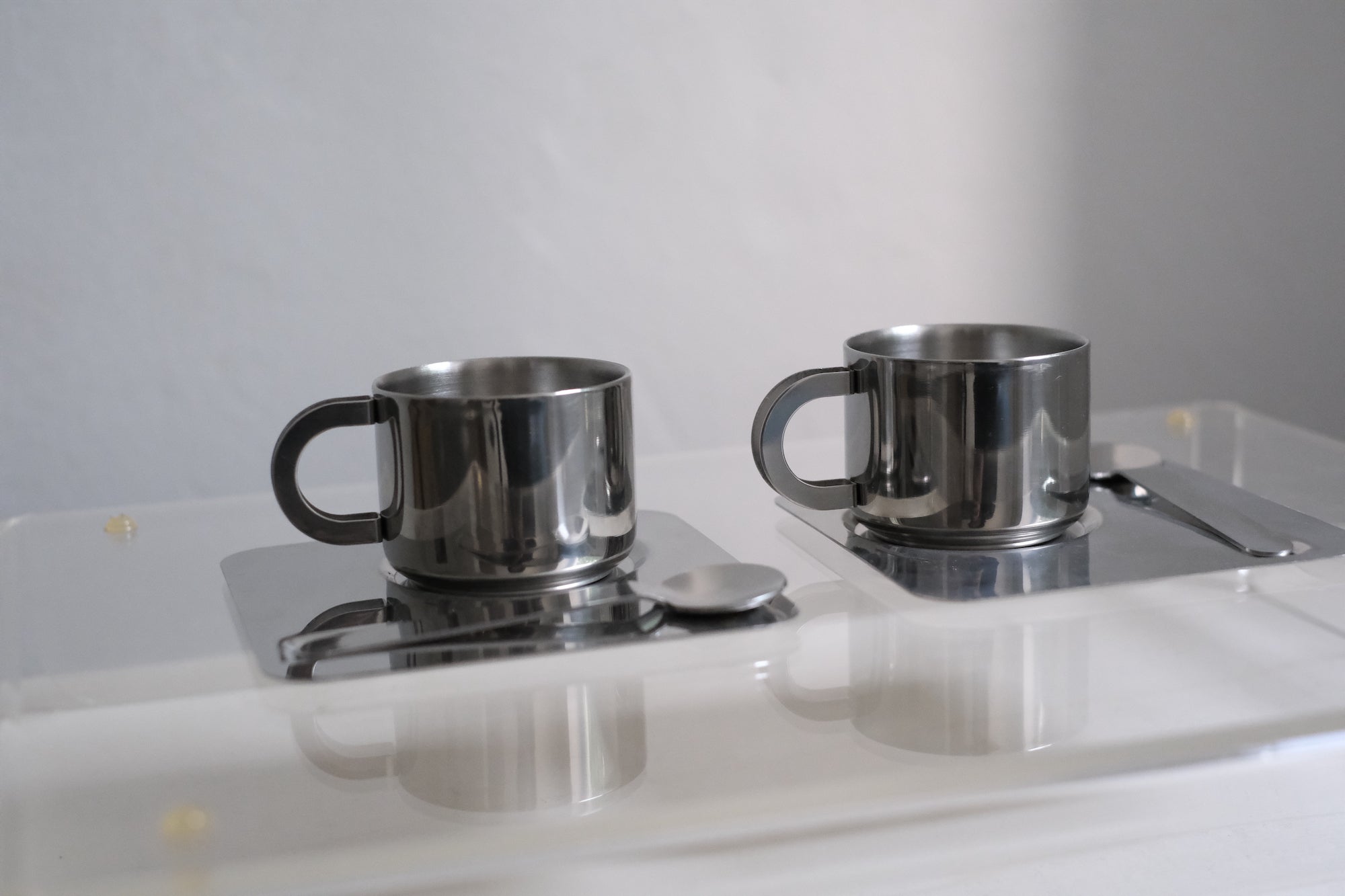 "gridz" Espresso Vintage Cup Set