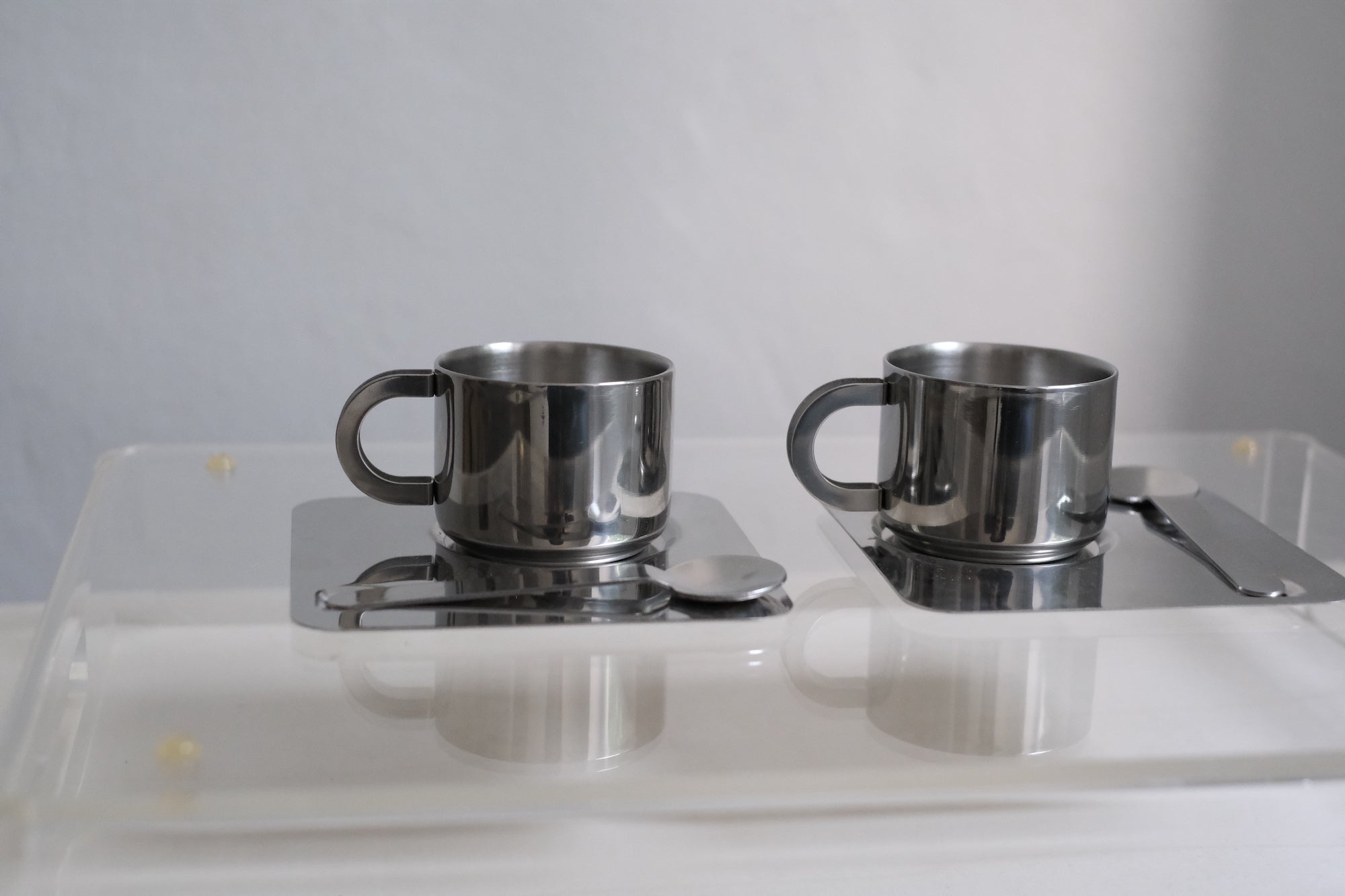 "gridz" Espresso Vintage Cup Set