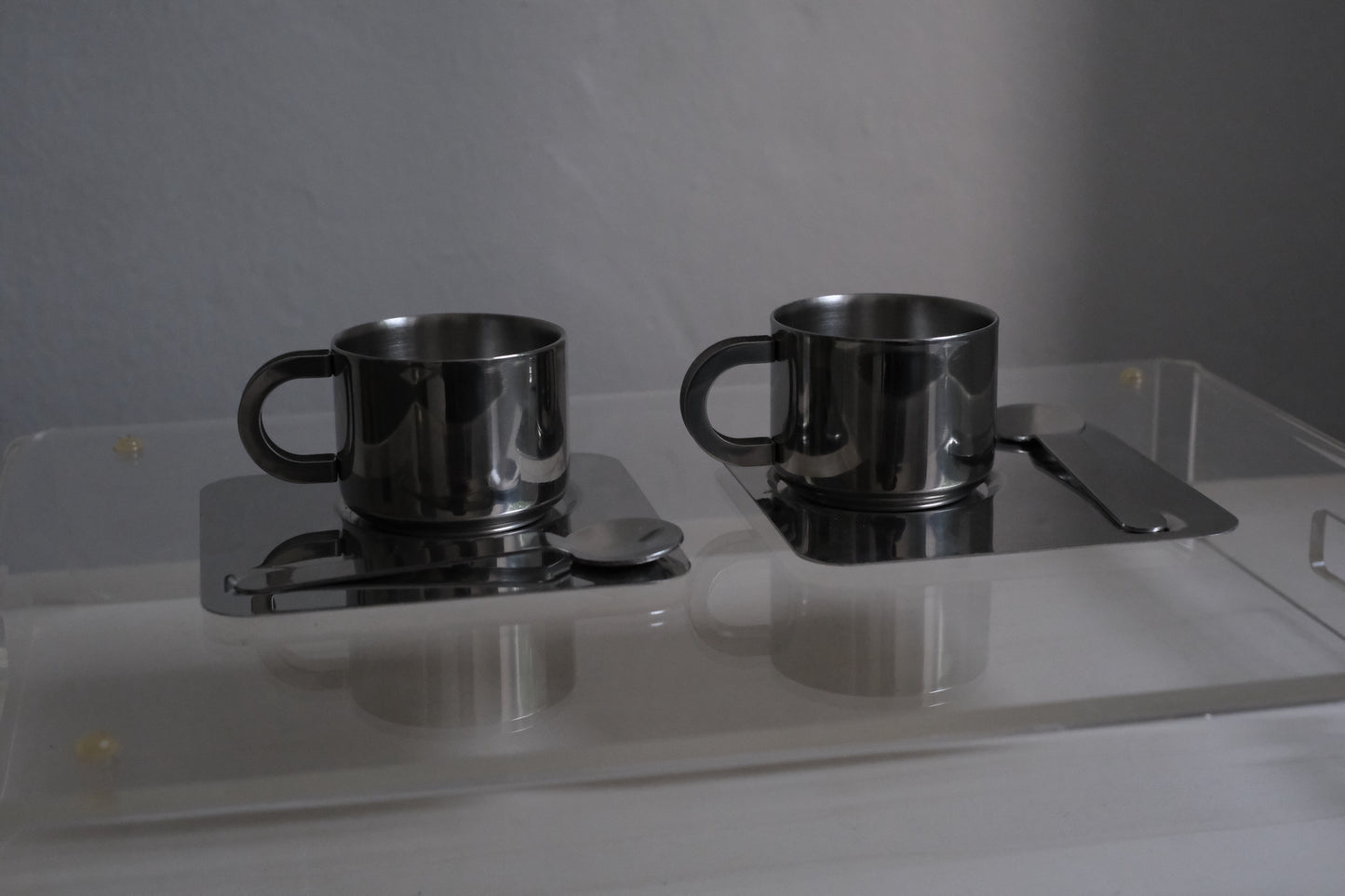 "gridz" Espresso Vintage Cup Set