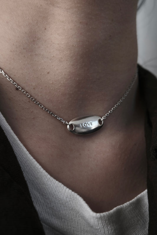 "LOVE" T-Bar Necklace