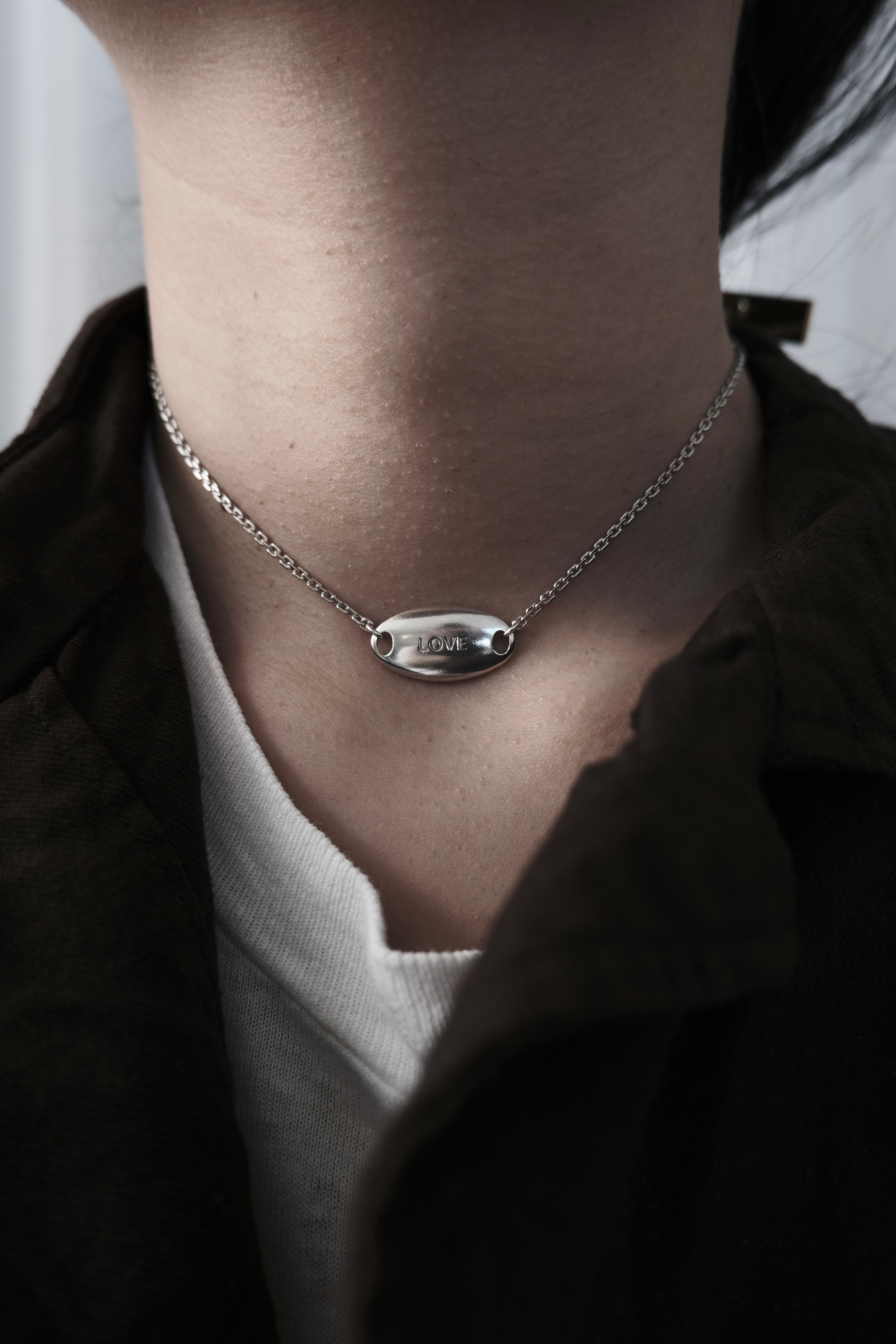 "LOVE" T-Bar Necklace