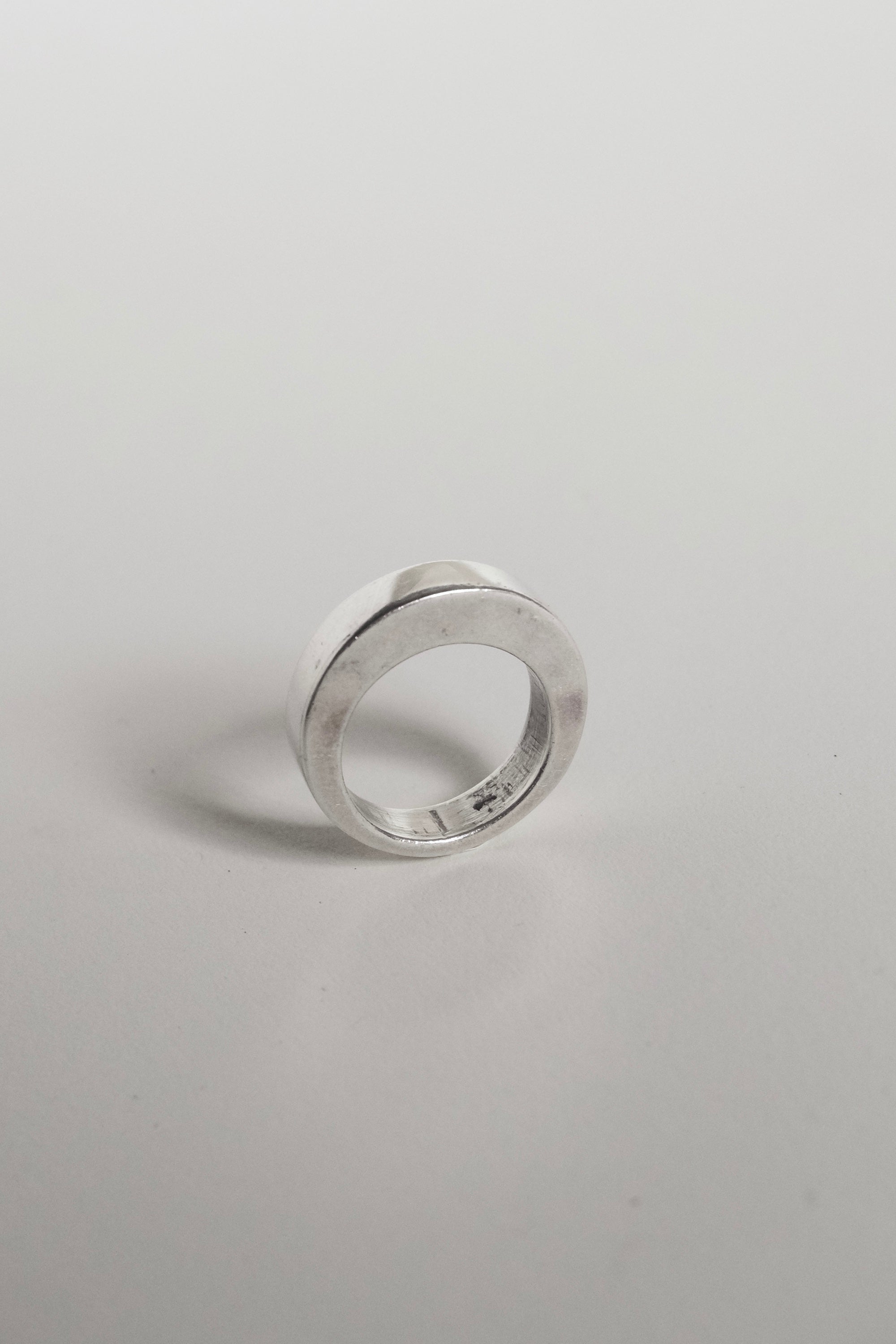 Silver Edge Ring - 15号