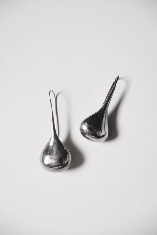Silver Drop Earrings Made In Mexico
