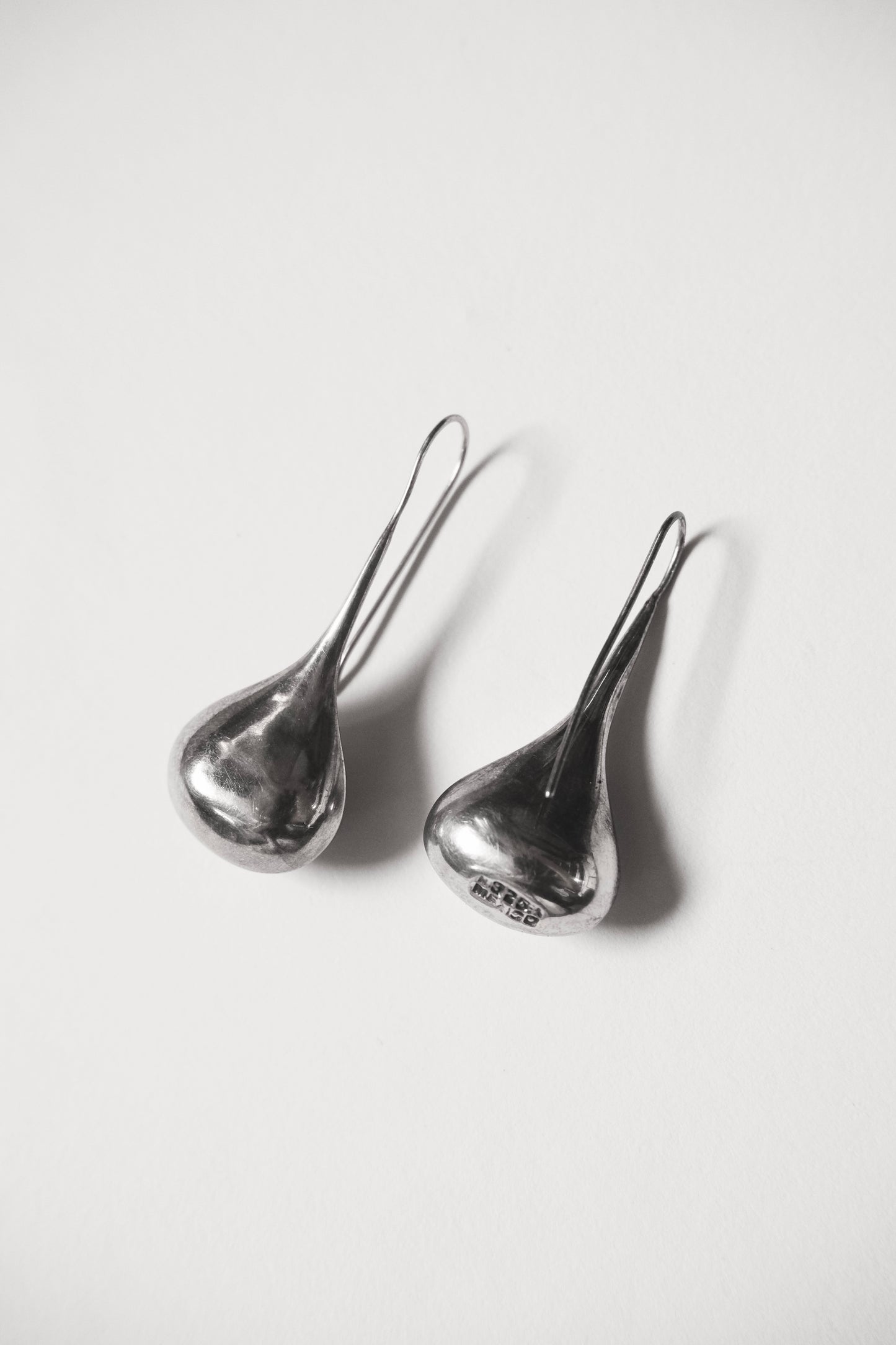 Silver Drop Earrings Made In Mexico