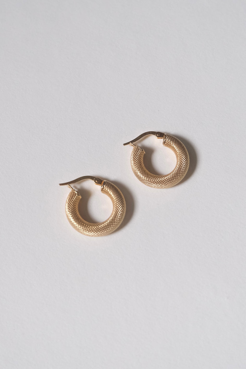 14k Gold Hoops