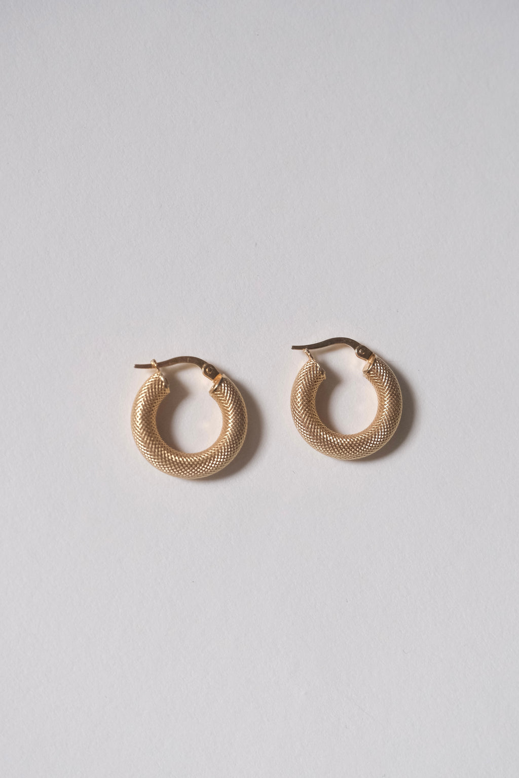 14k Gold Hoops