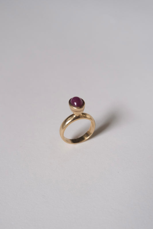 14k Gold × Ruby Ring