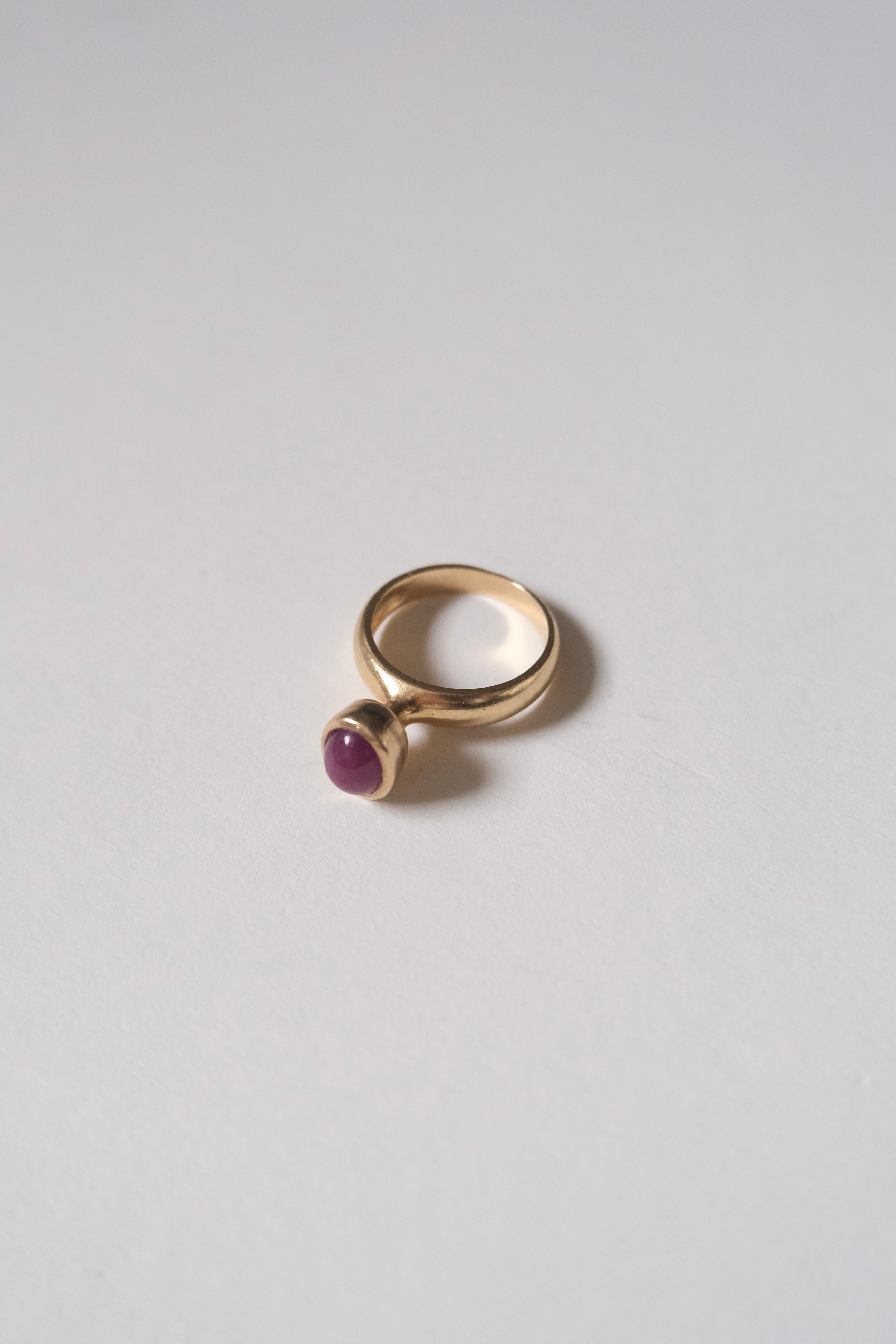 14k Gold × Ruby Ring