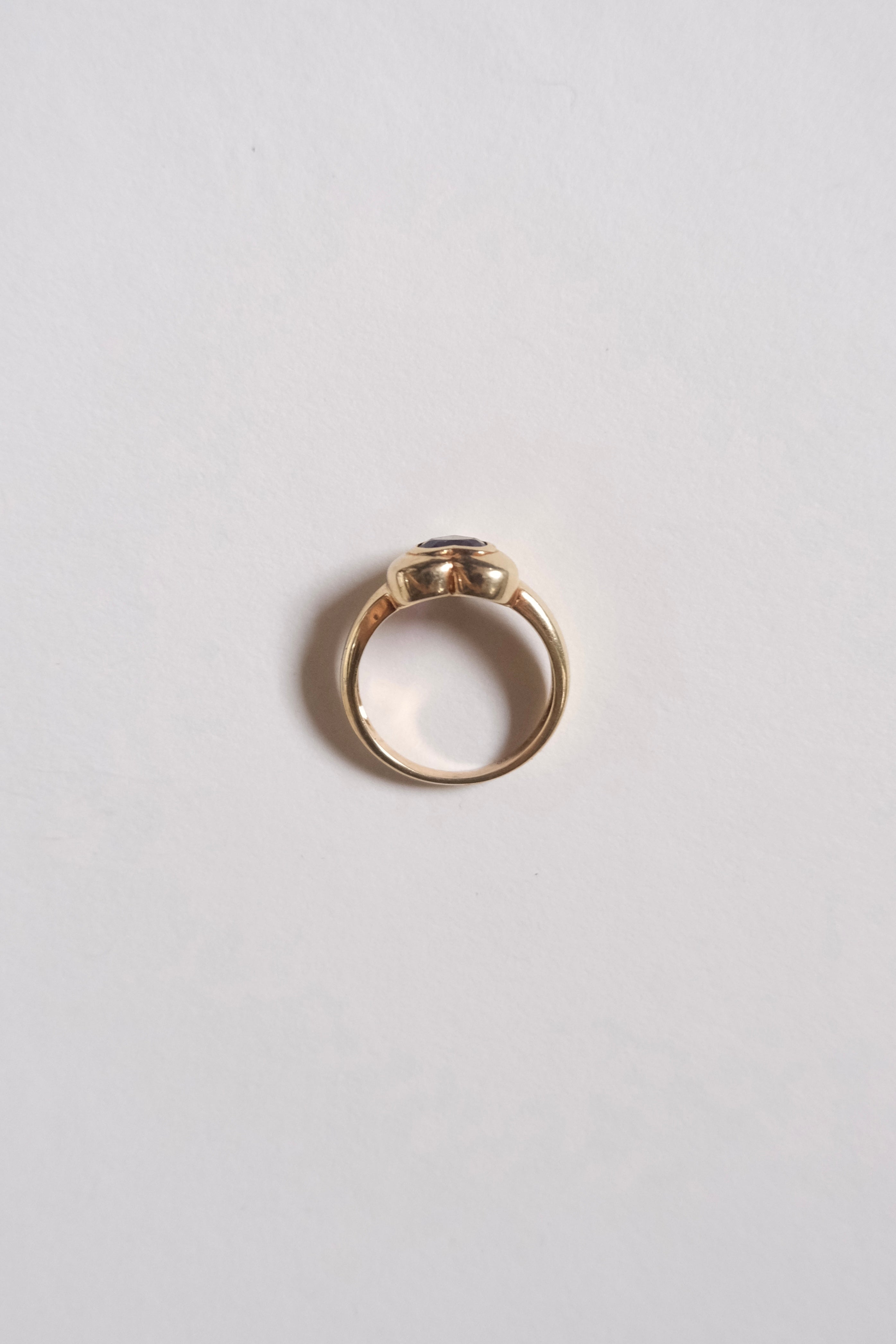 14k Gold × Amethyst Ring - 10号