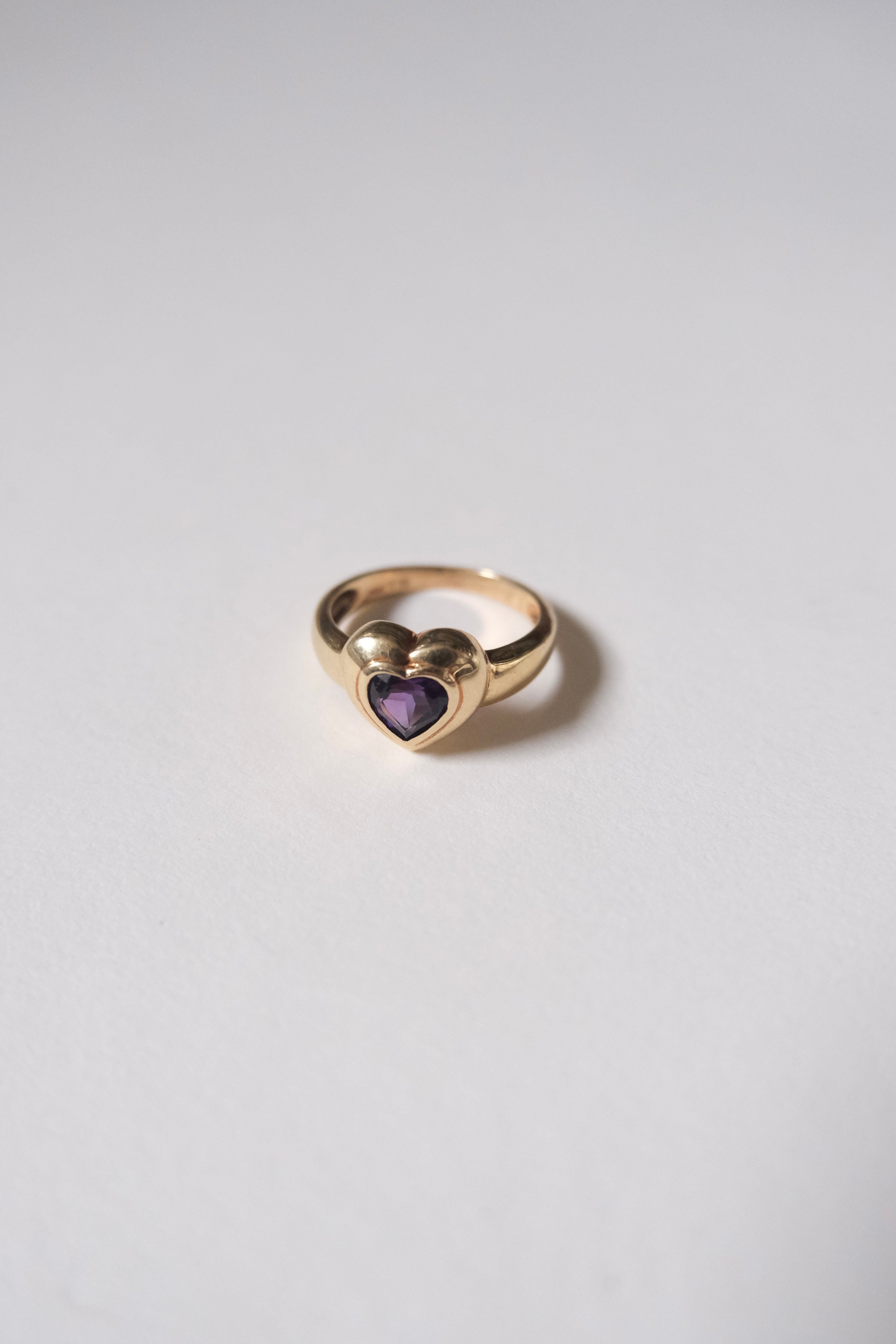 14k Gold × Amethyst Ring - 10号