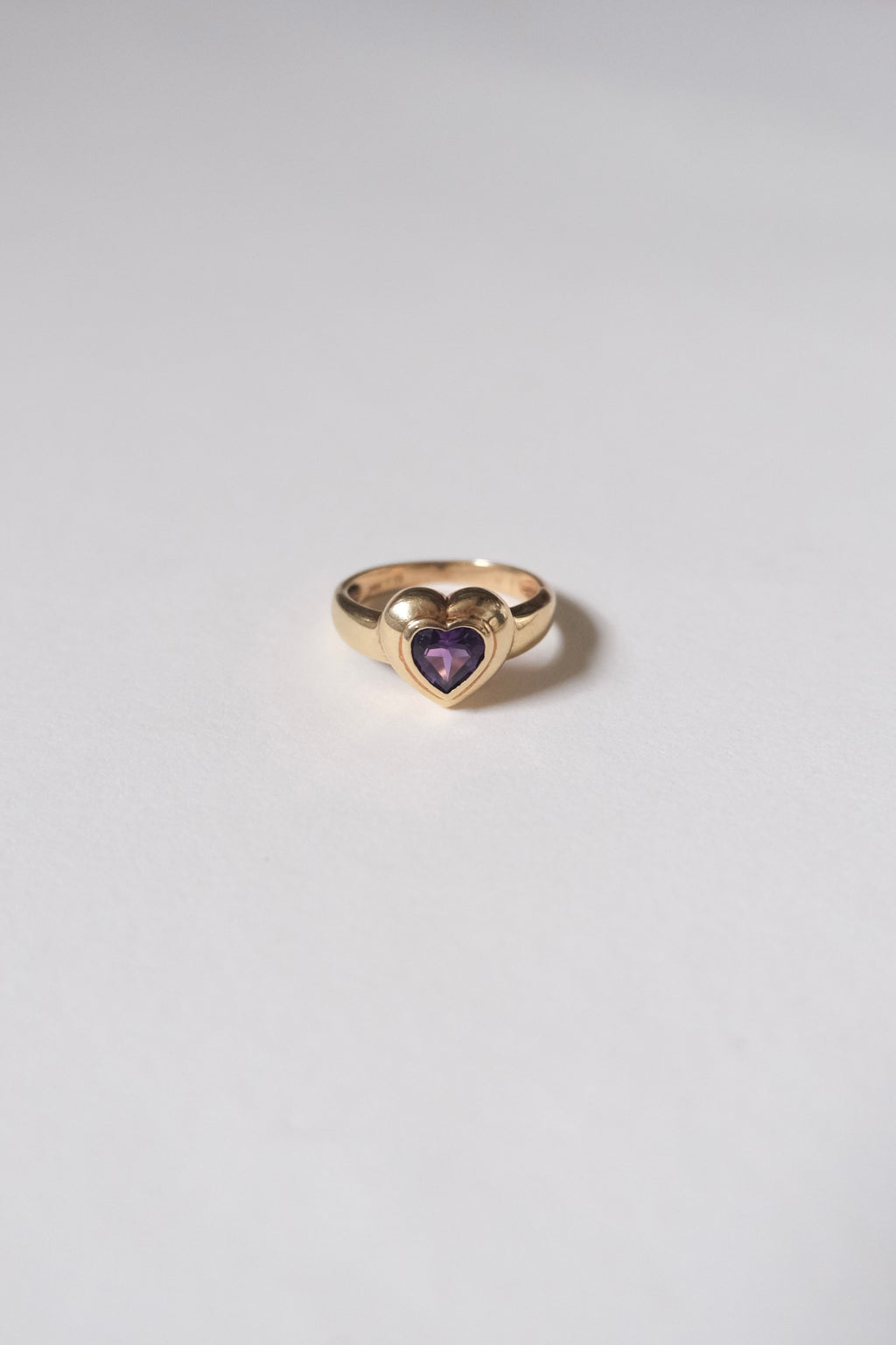 14k Gold × Amethyst Ring - 10号