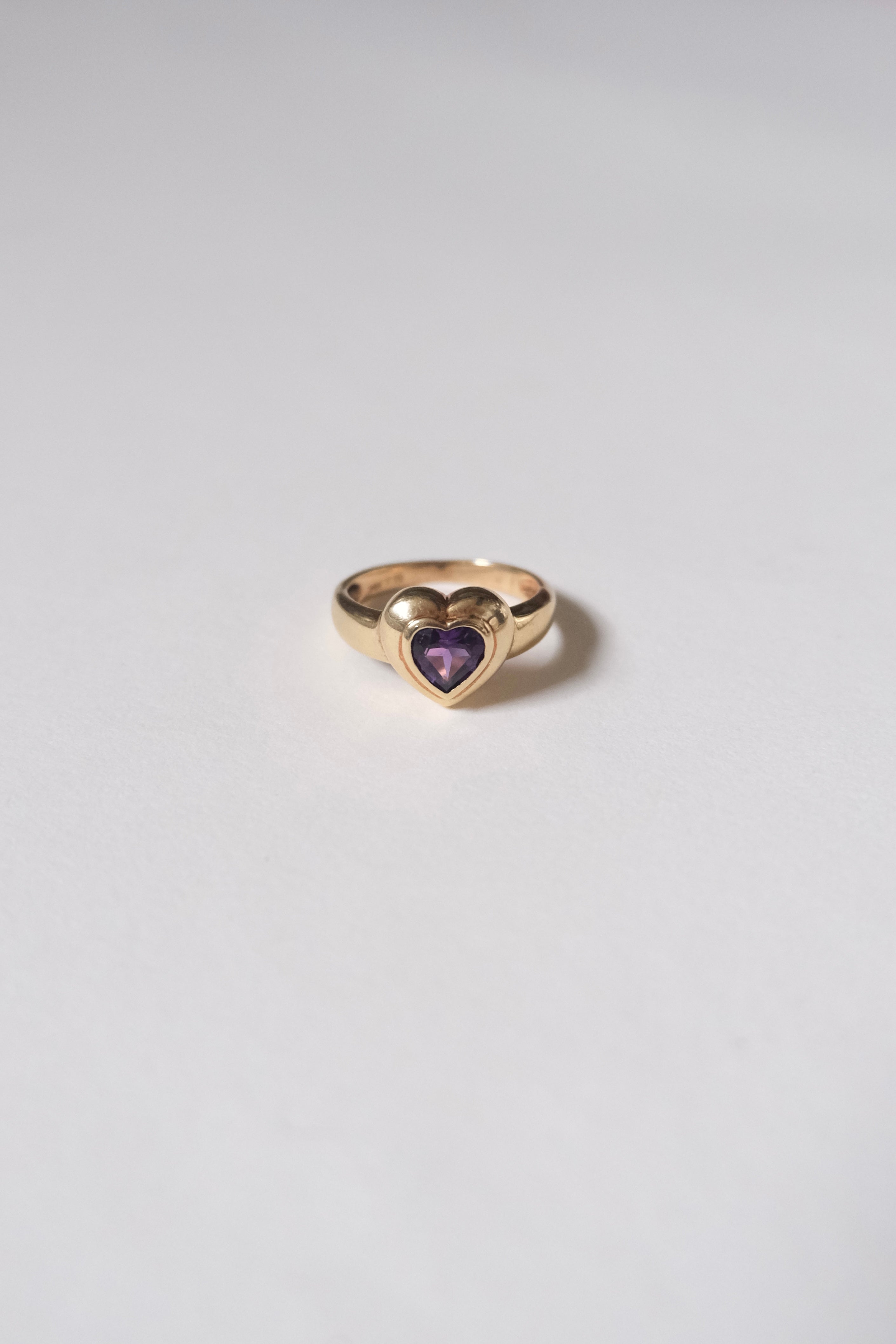 14k Gold × Amethyst Ring - 10号
