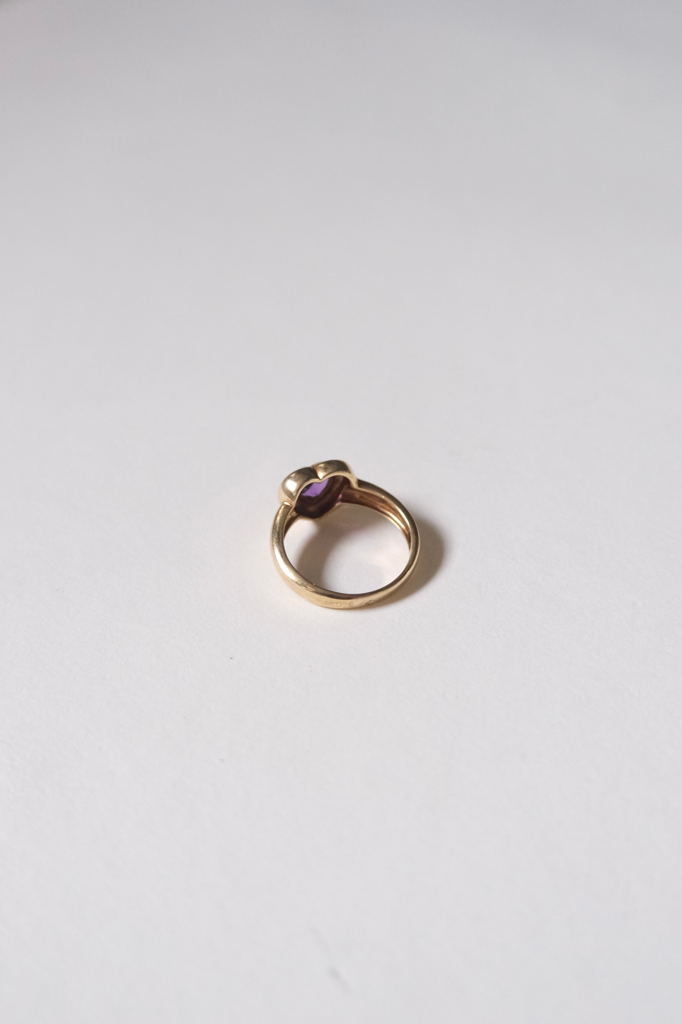 14k Gold × Amethyst Ring - 10号