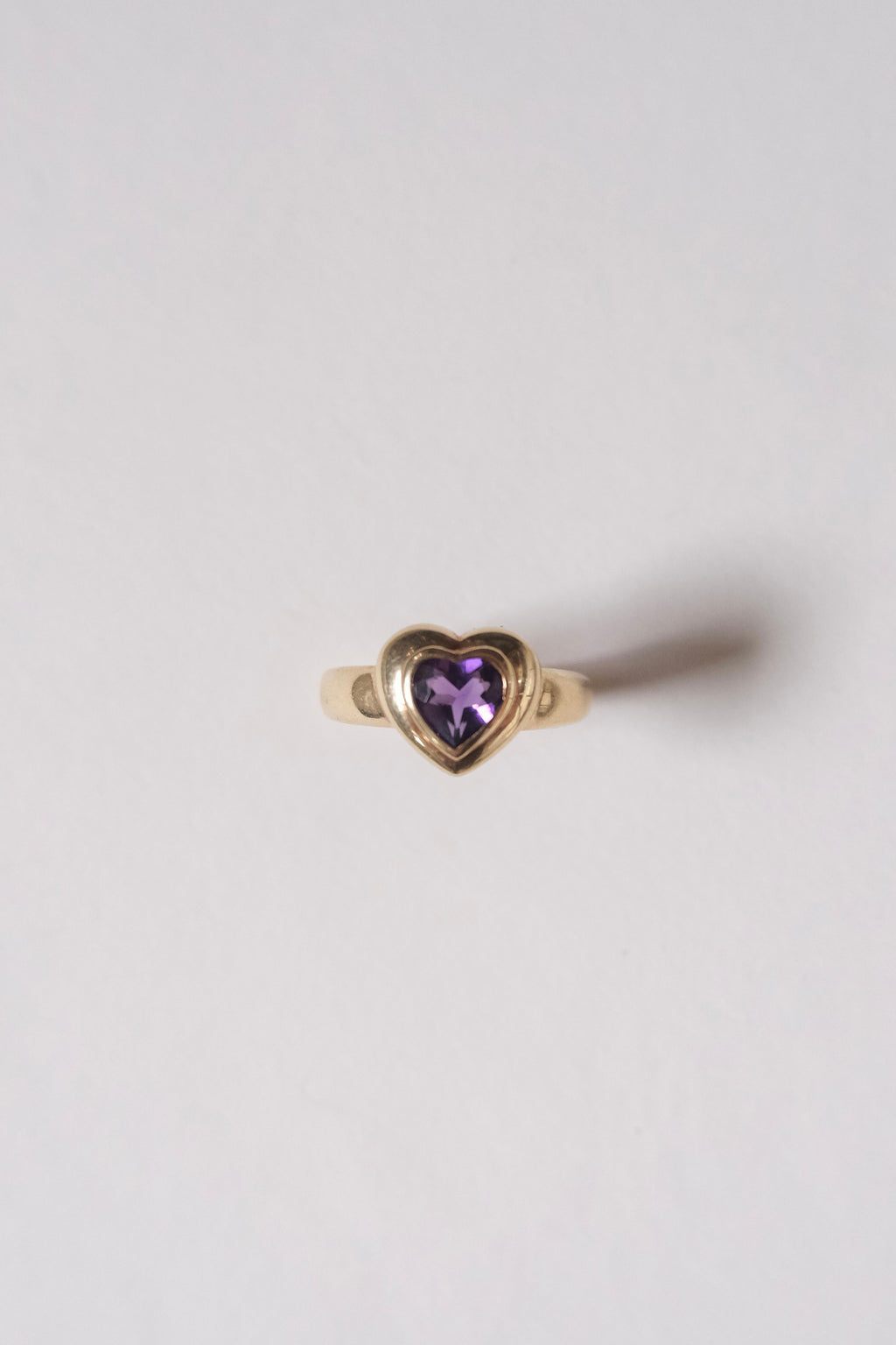 14k Gold × Amethyst Ring - 10号