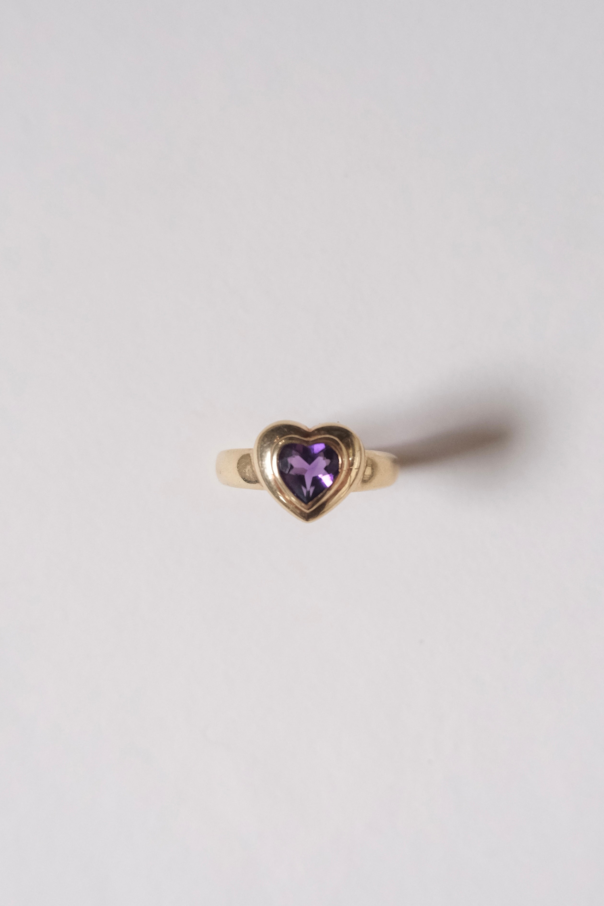 14k Gold × Amethyst Ring - 10号