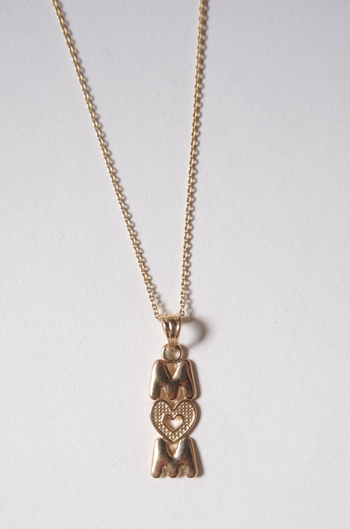 14k Gold Charm -MOM-