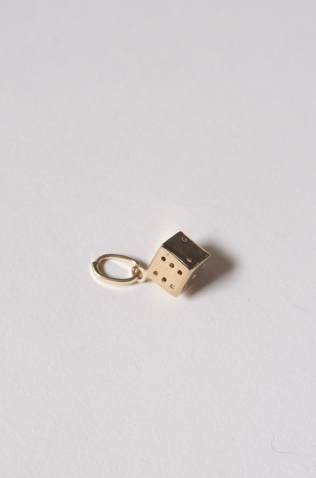 14k Gold Charm -Dice-