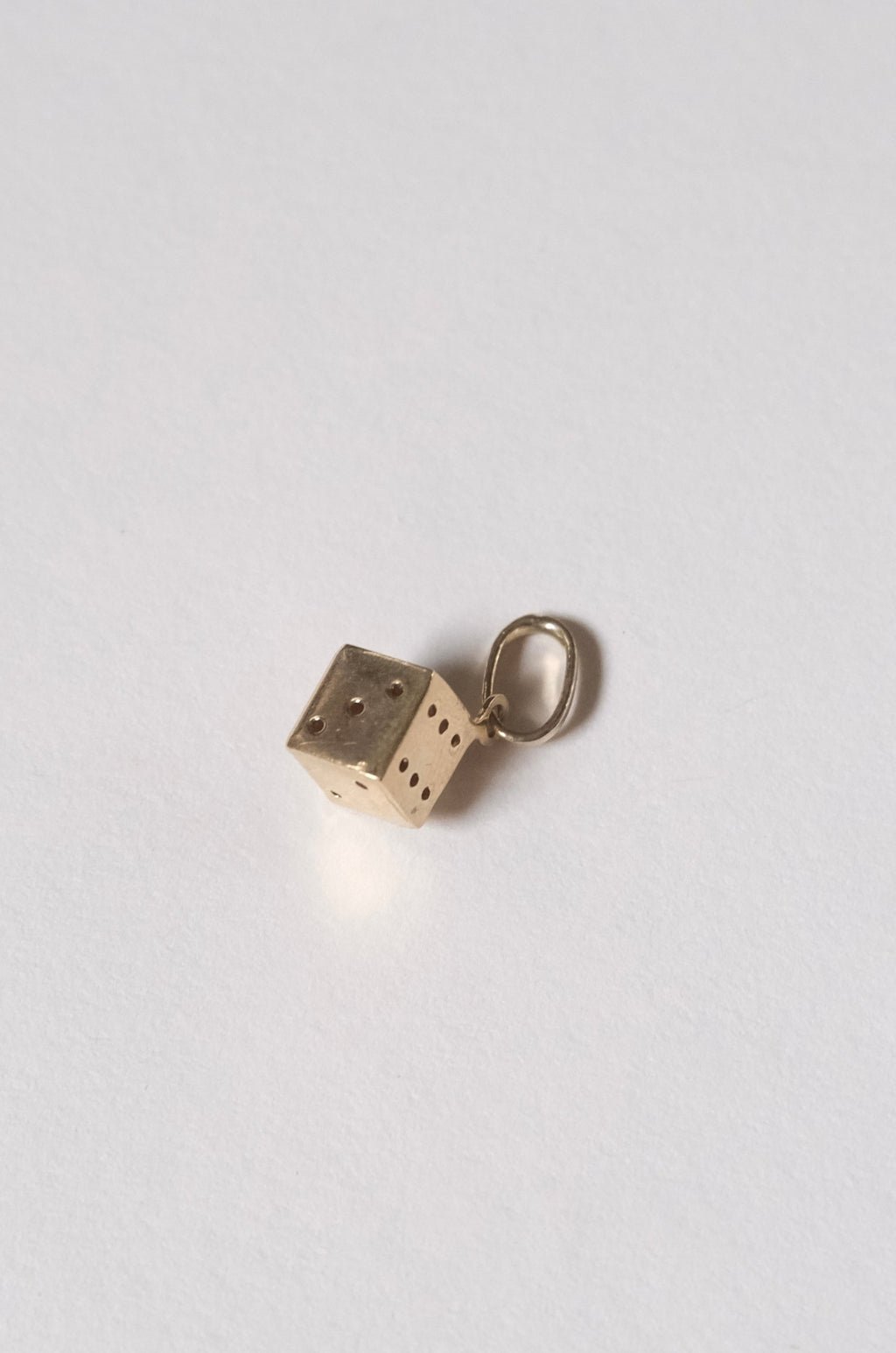 14k Gold Charm -Dice-