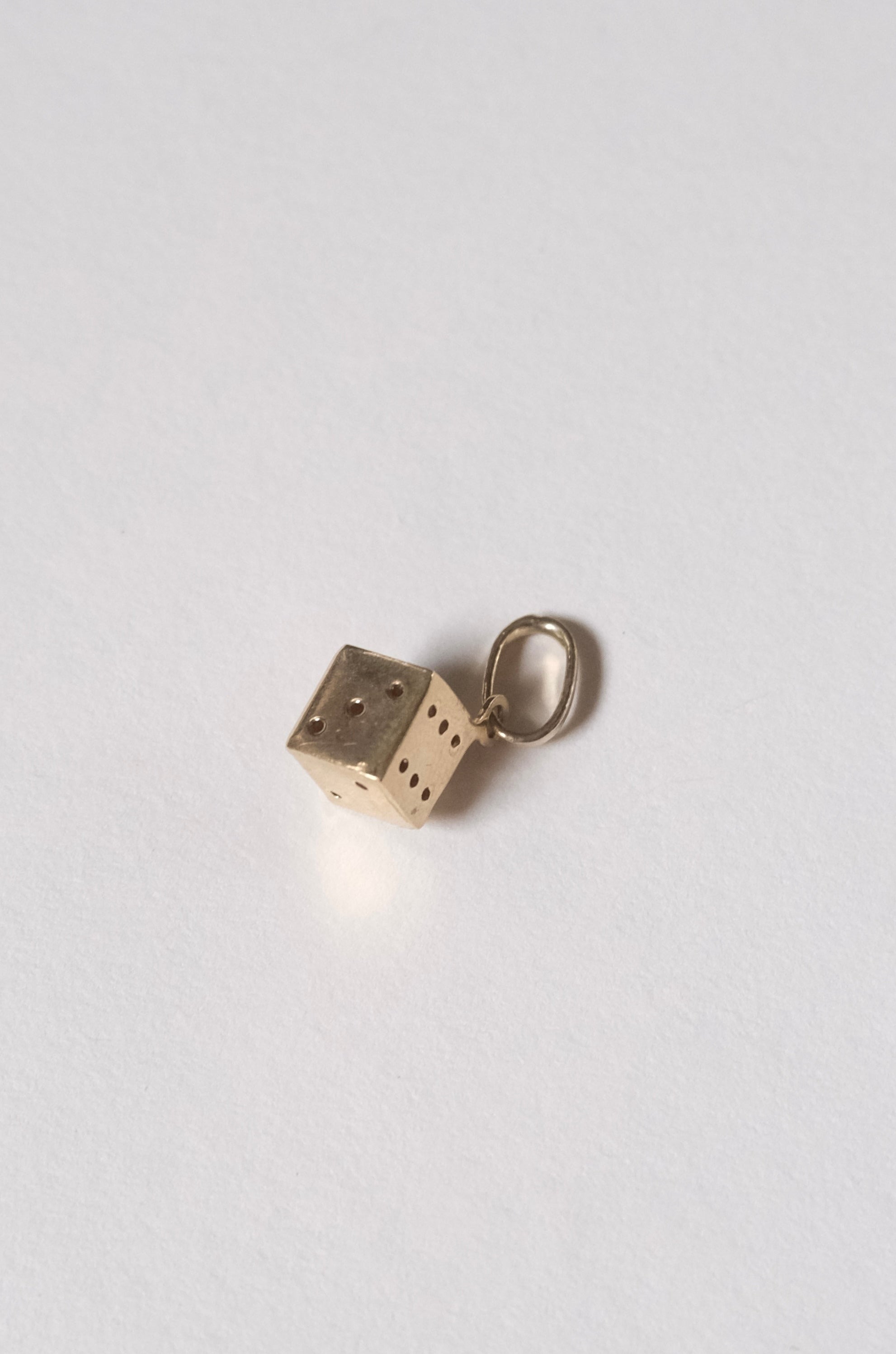 14k Gold Charm -Dice-