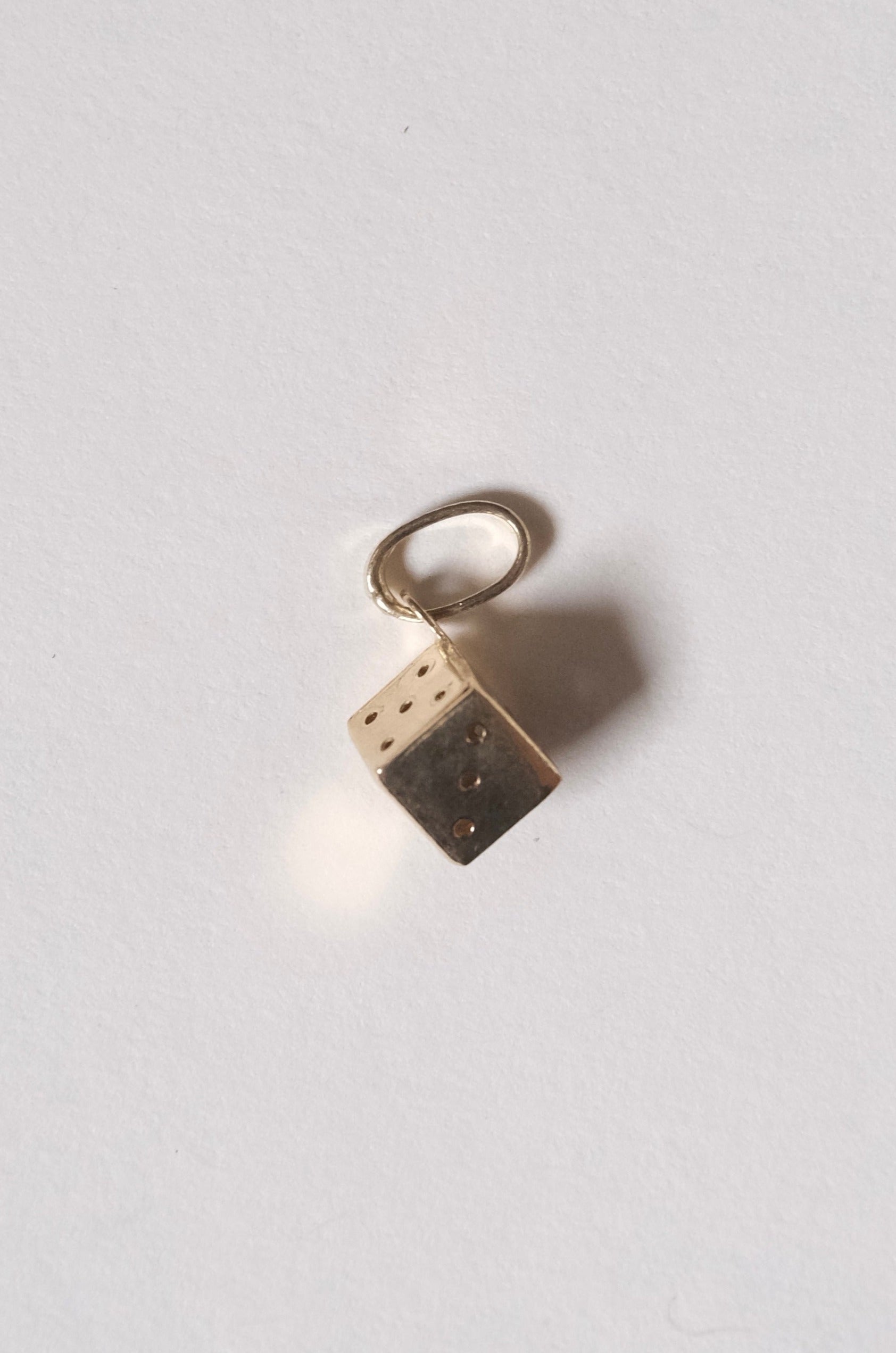 14k Gold Charm -Dice-