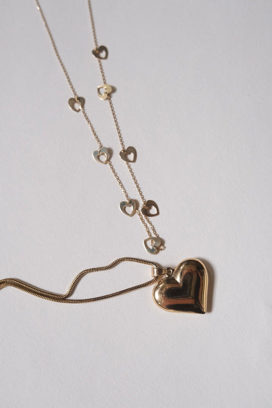 14k Gold Necklace -❤︎-