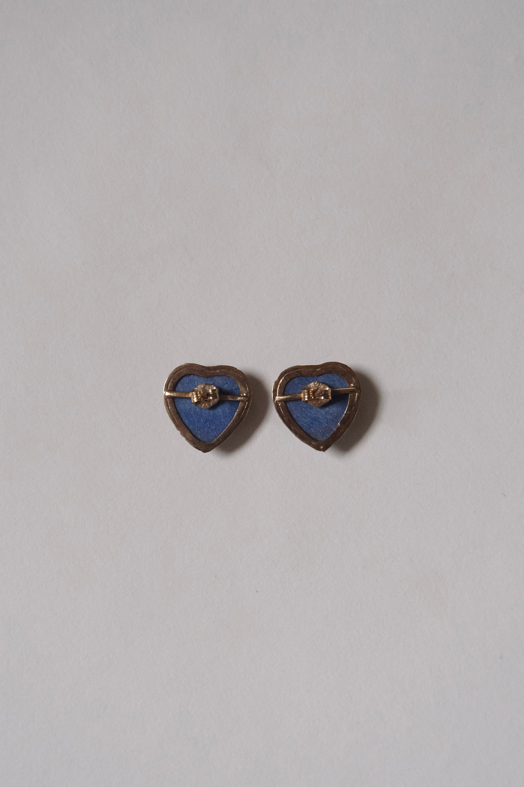 14k Gold × Lapis Earrings -❤︎-