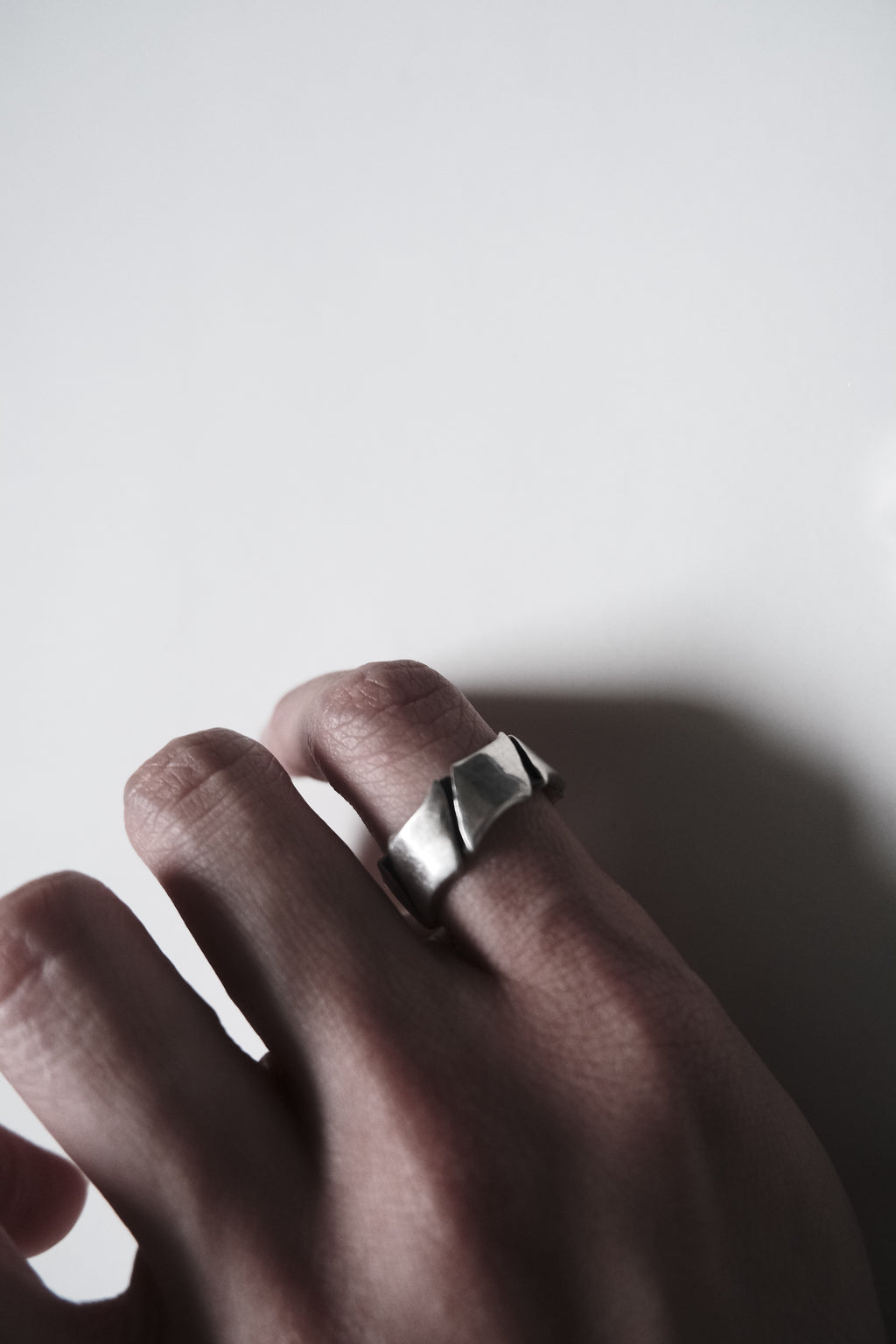 Silver Papery Ring - 16号