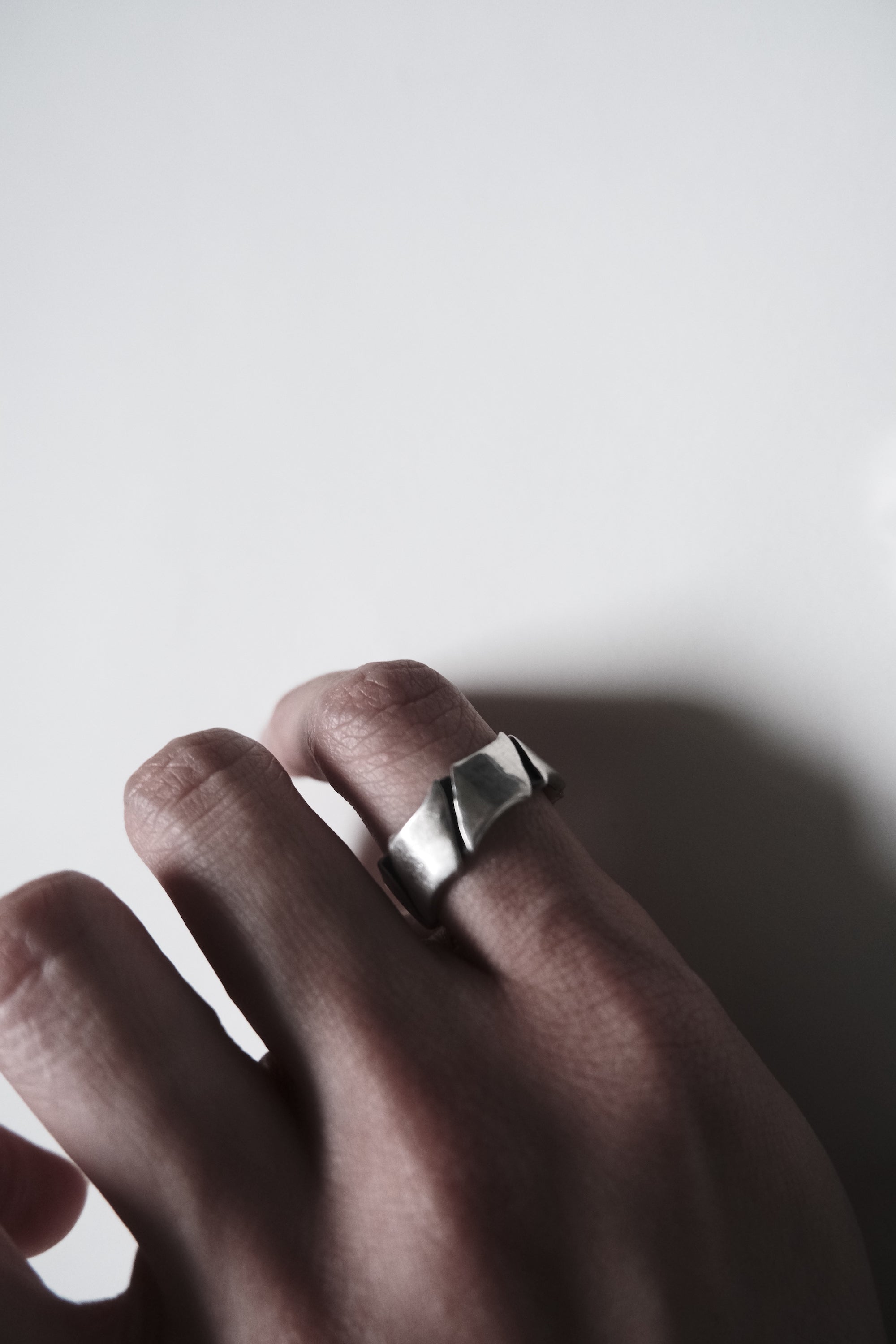 Silver Papery Ring - 16号