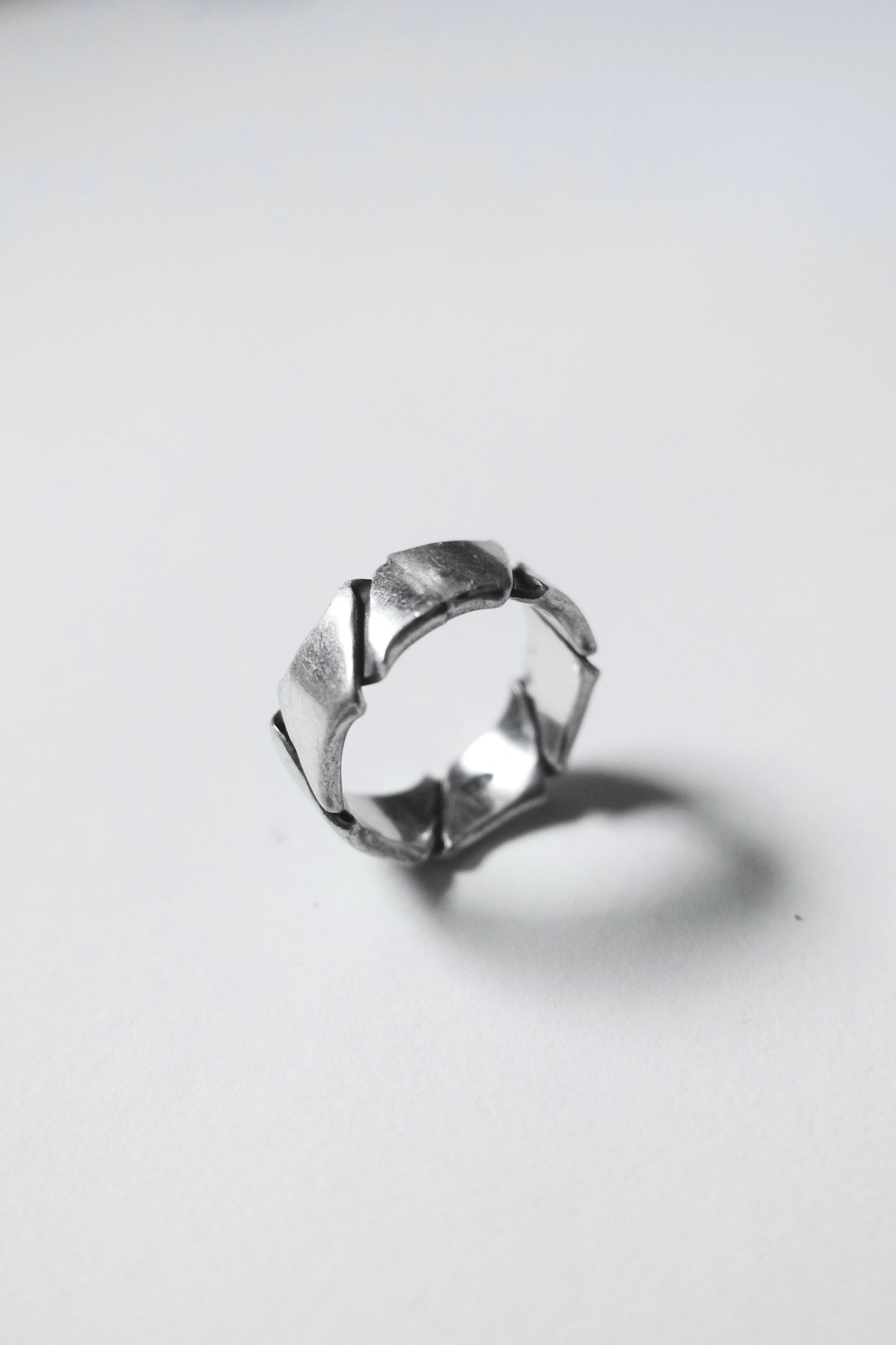 Silver Papery Ring