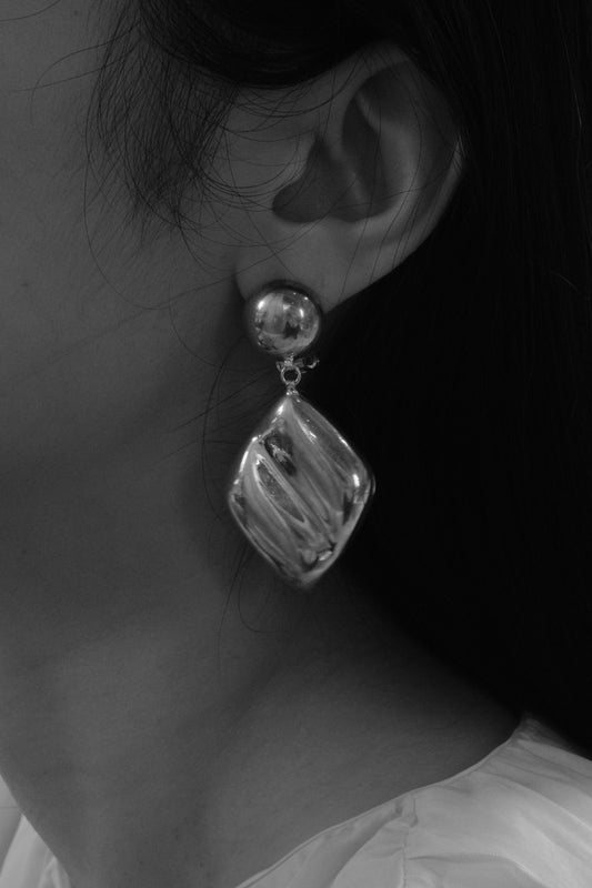 Silver Earrings Made In Italy