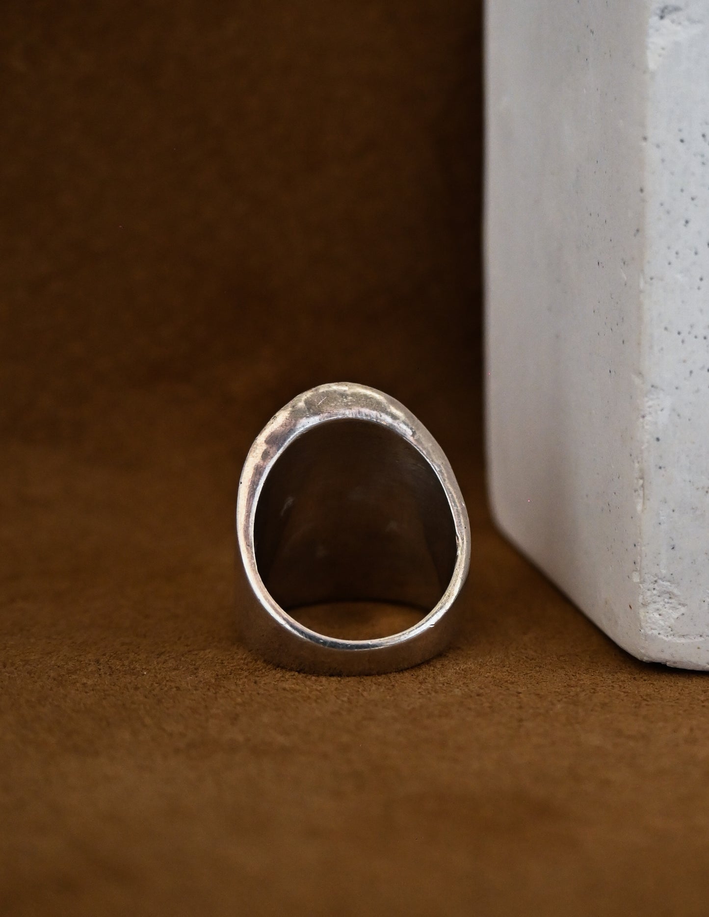 Hammered Silver Ring - 19号