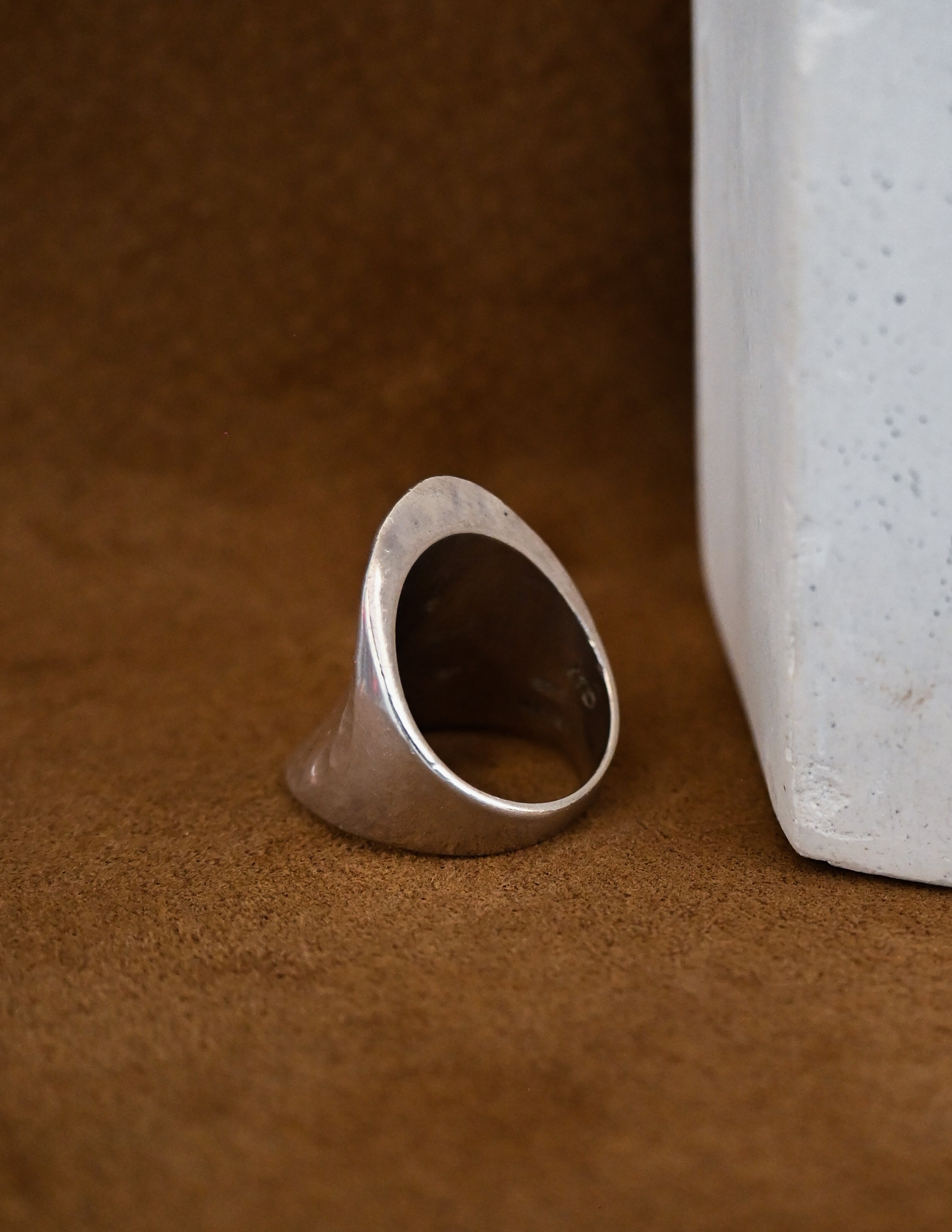 Hammered Silver Ring - 19号