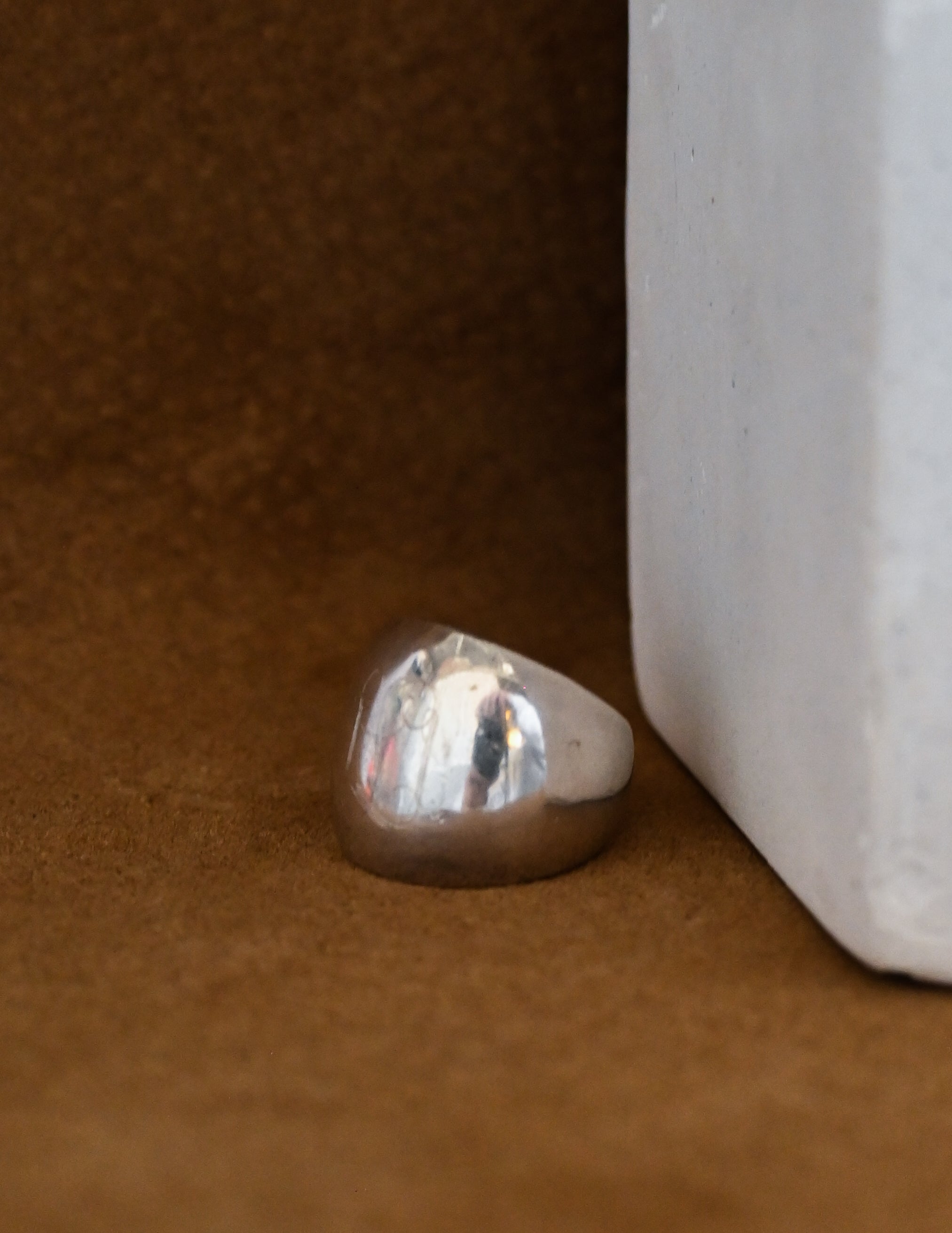Engraved Silver Ring - 11号