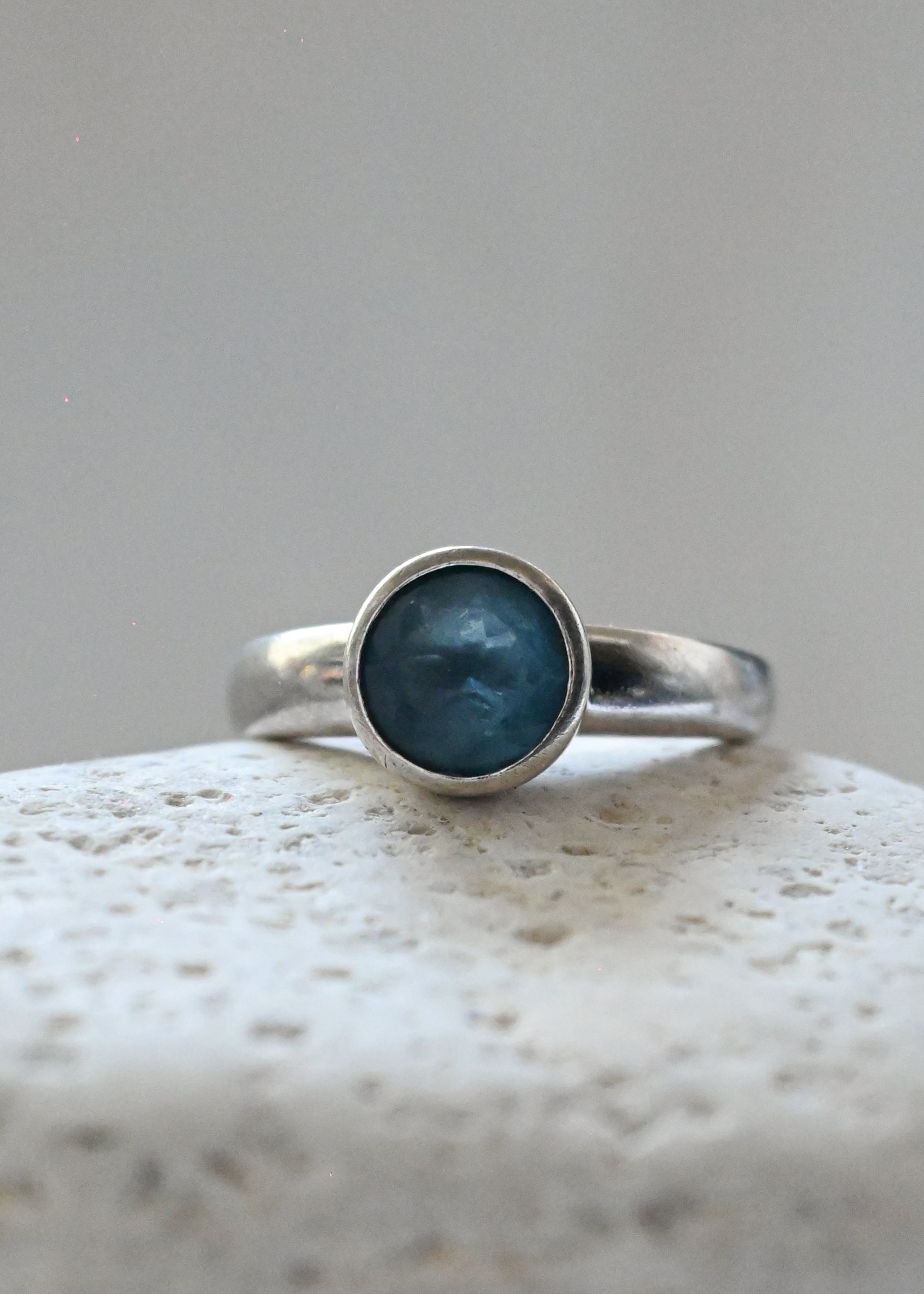 Blue Cubic Zirconia Ring - 16号