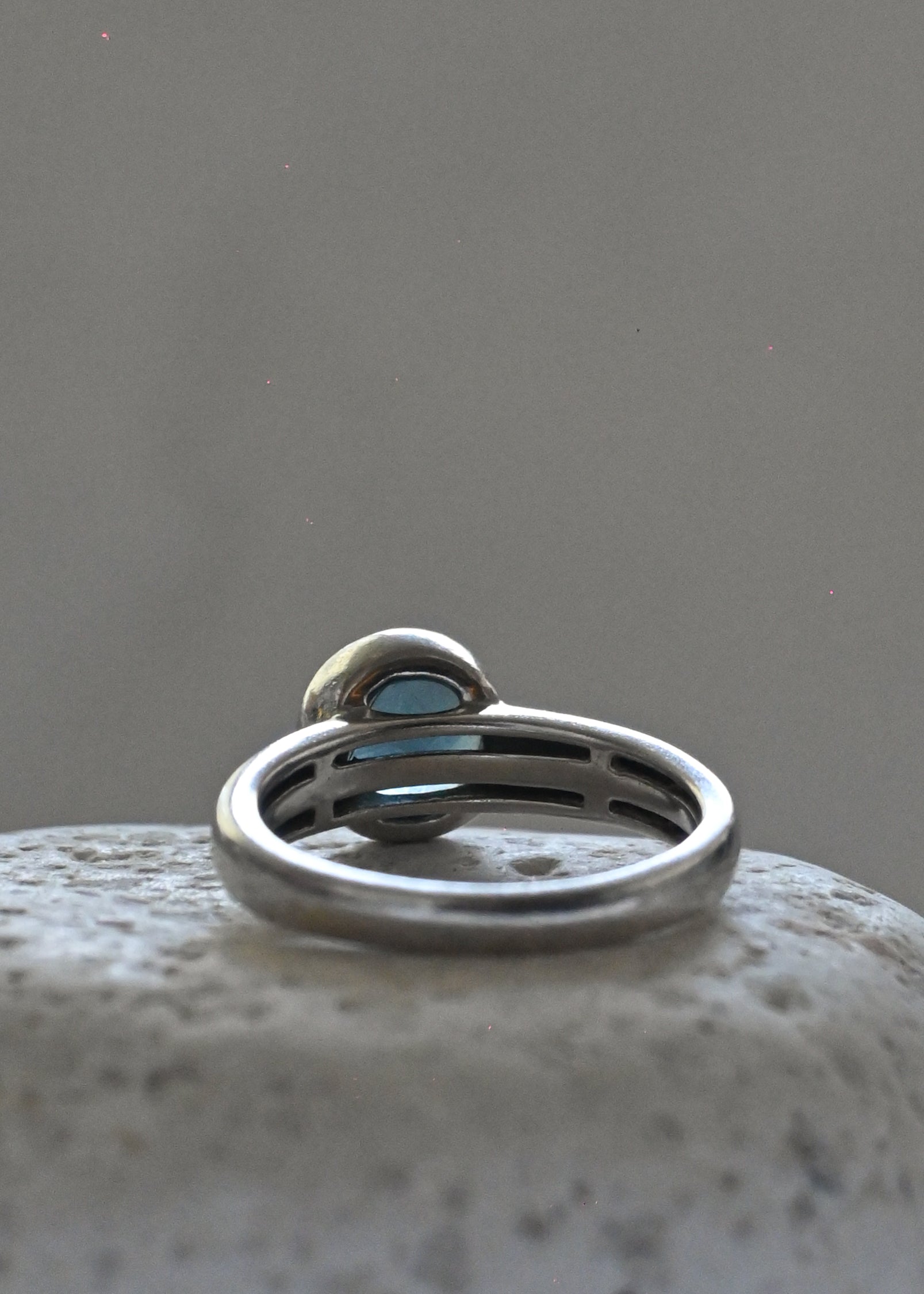 Blue Cubic Zirconia Ring - 16号