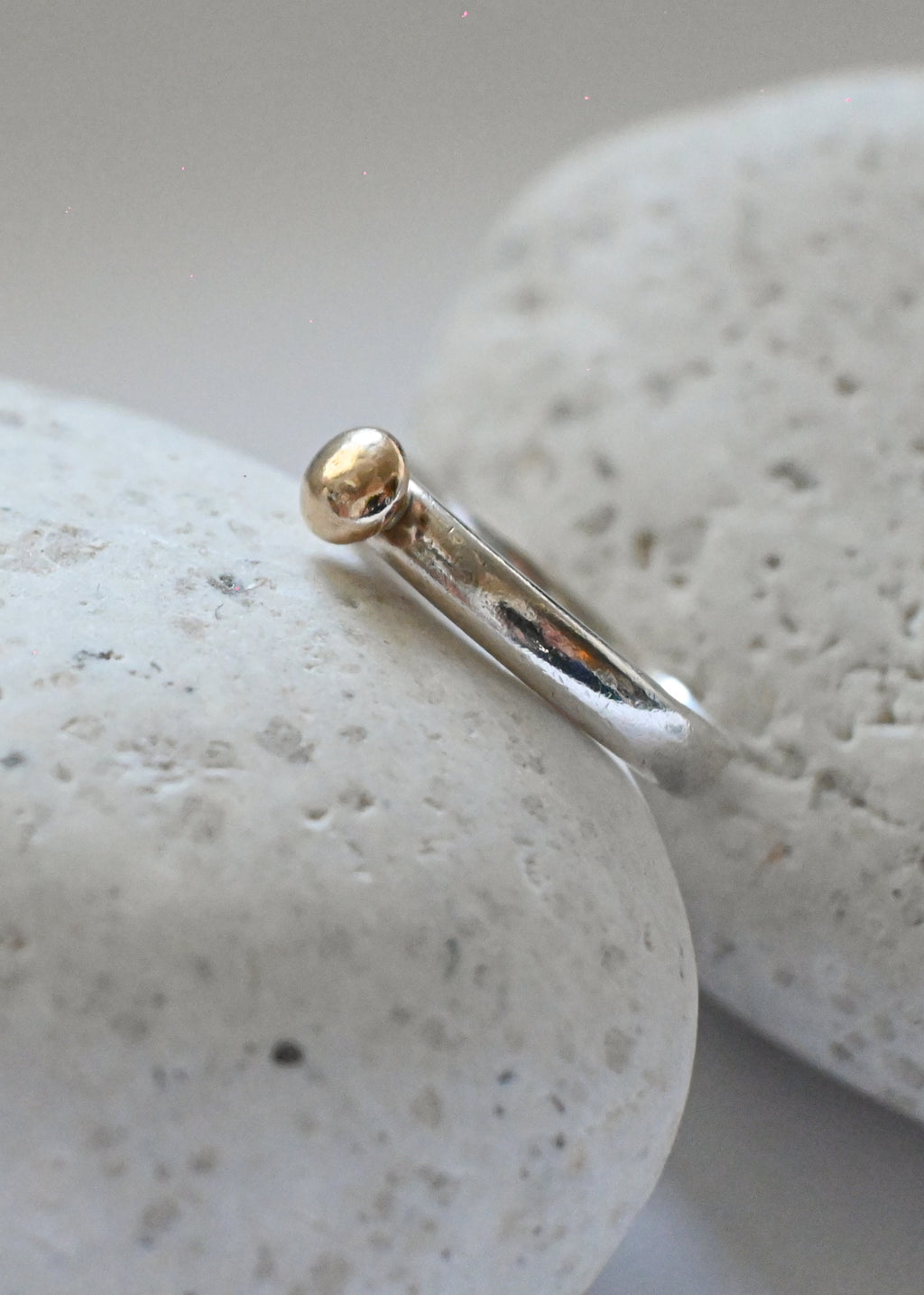 Sterling Silver Band Ring - 10号