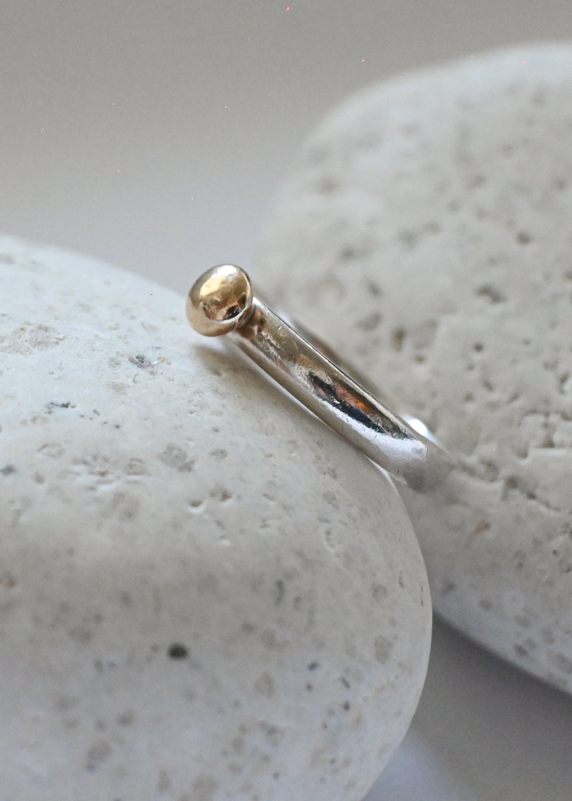 Sterling Silver Band Ring - 10号