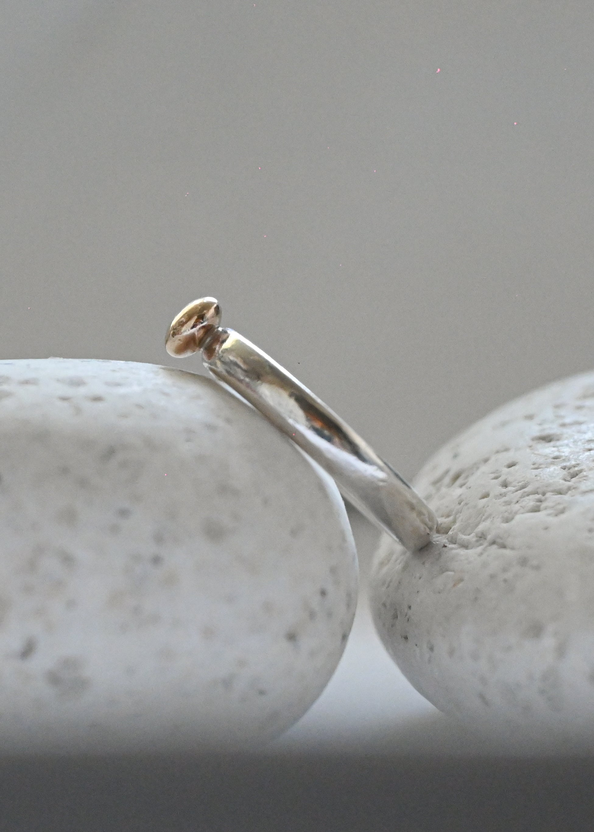 Sterling Silver Band Ring - 10号