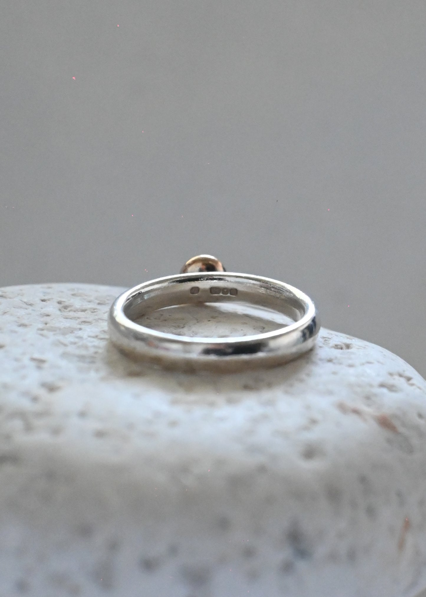 Sterling Silver Band Ring - 10号