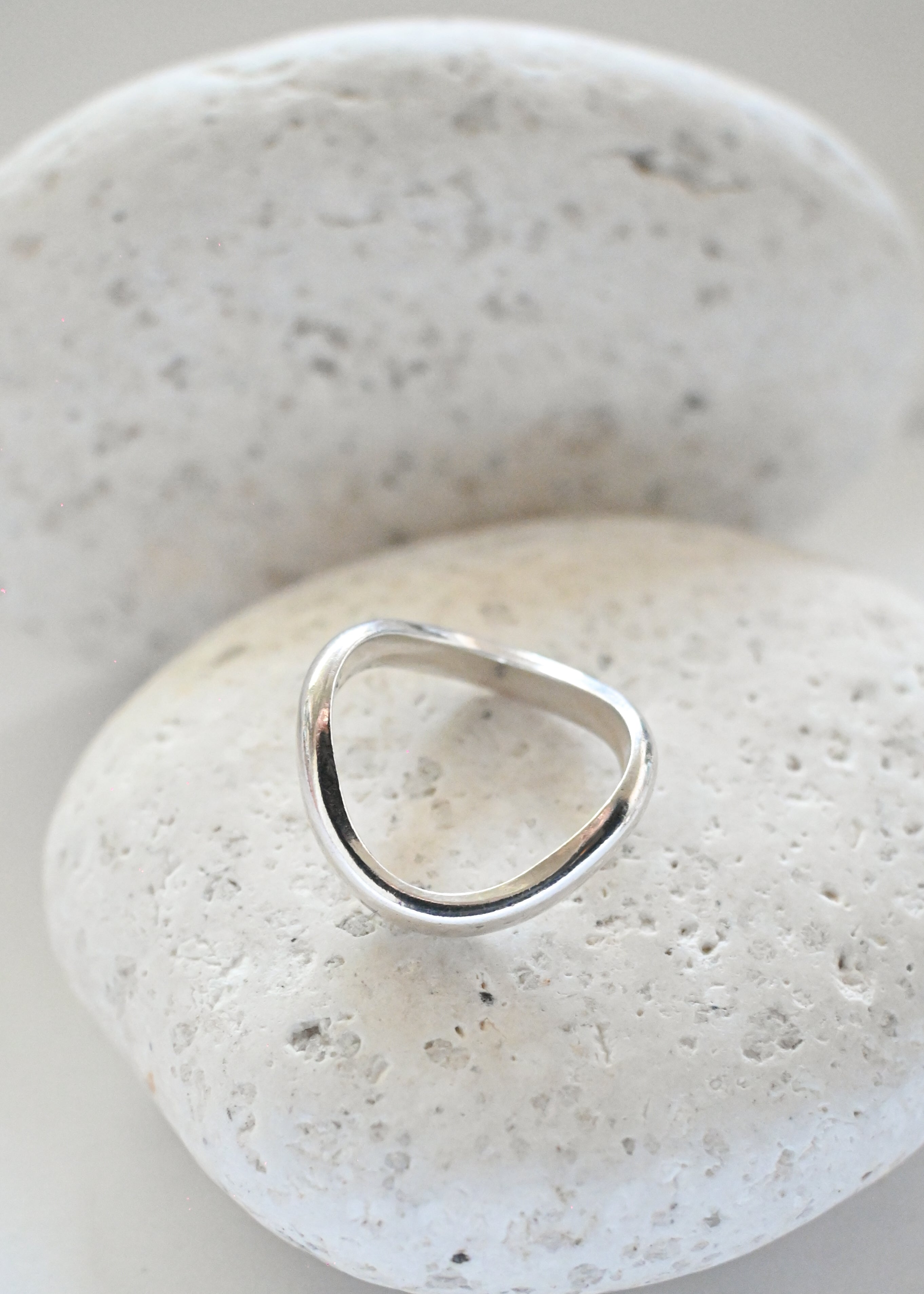 Wave Band Ring - 10号