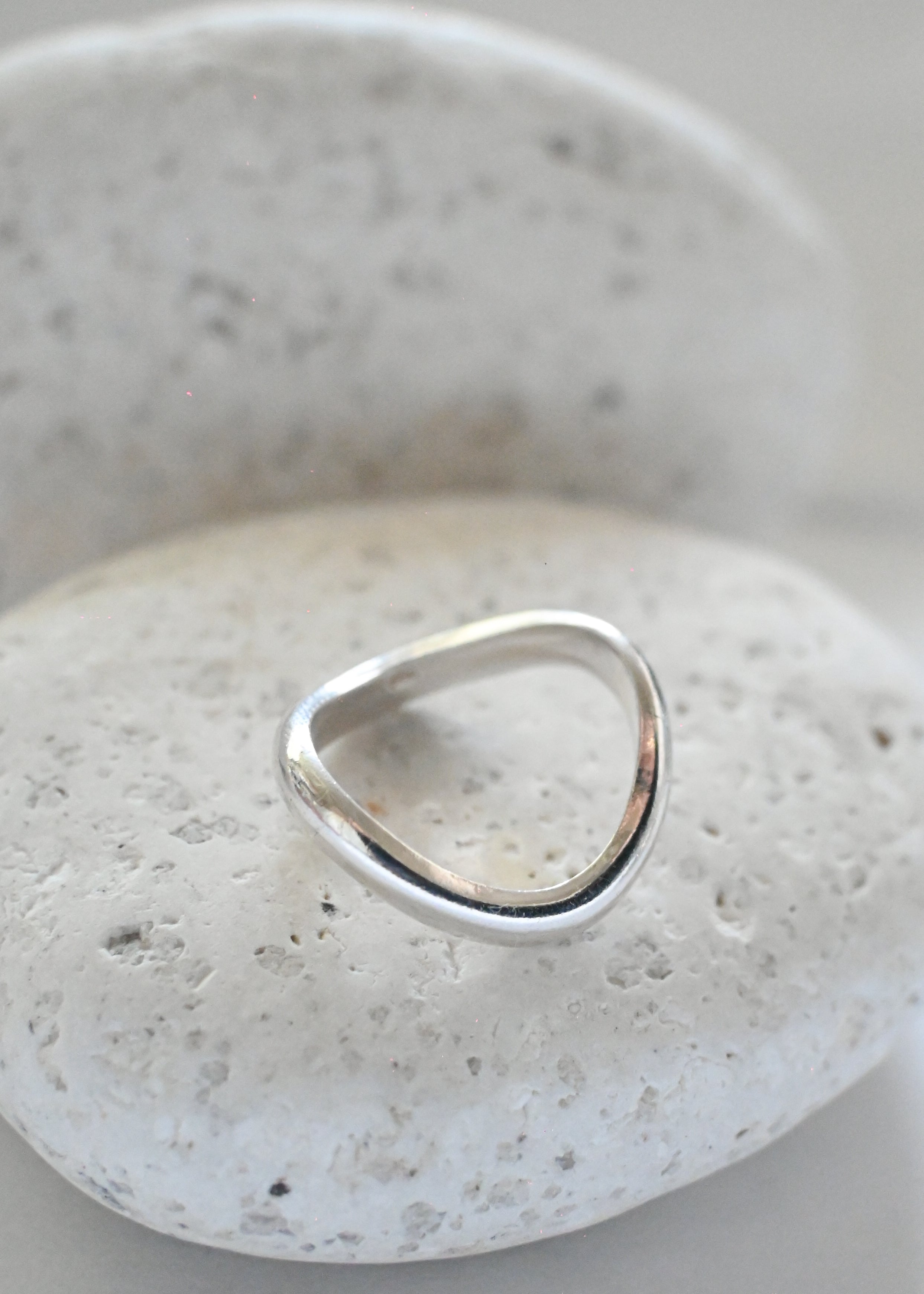 Wave Band Ring - 10号