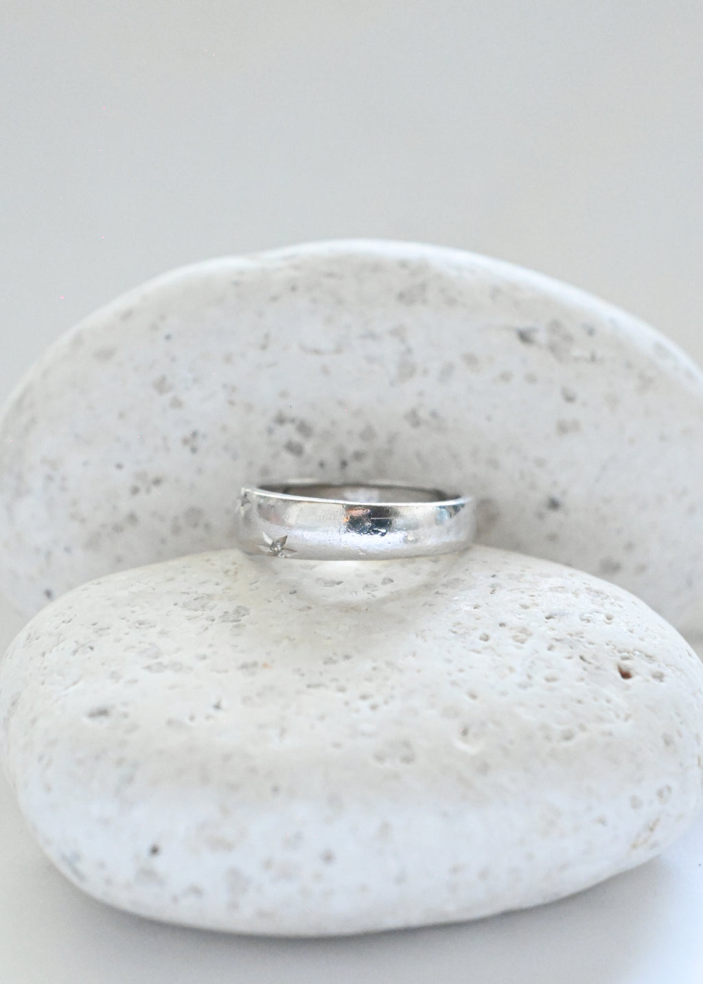 Diamond Star Band Ring - 16号