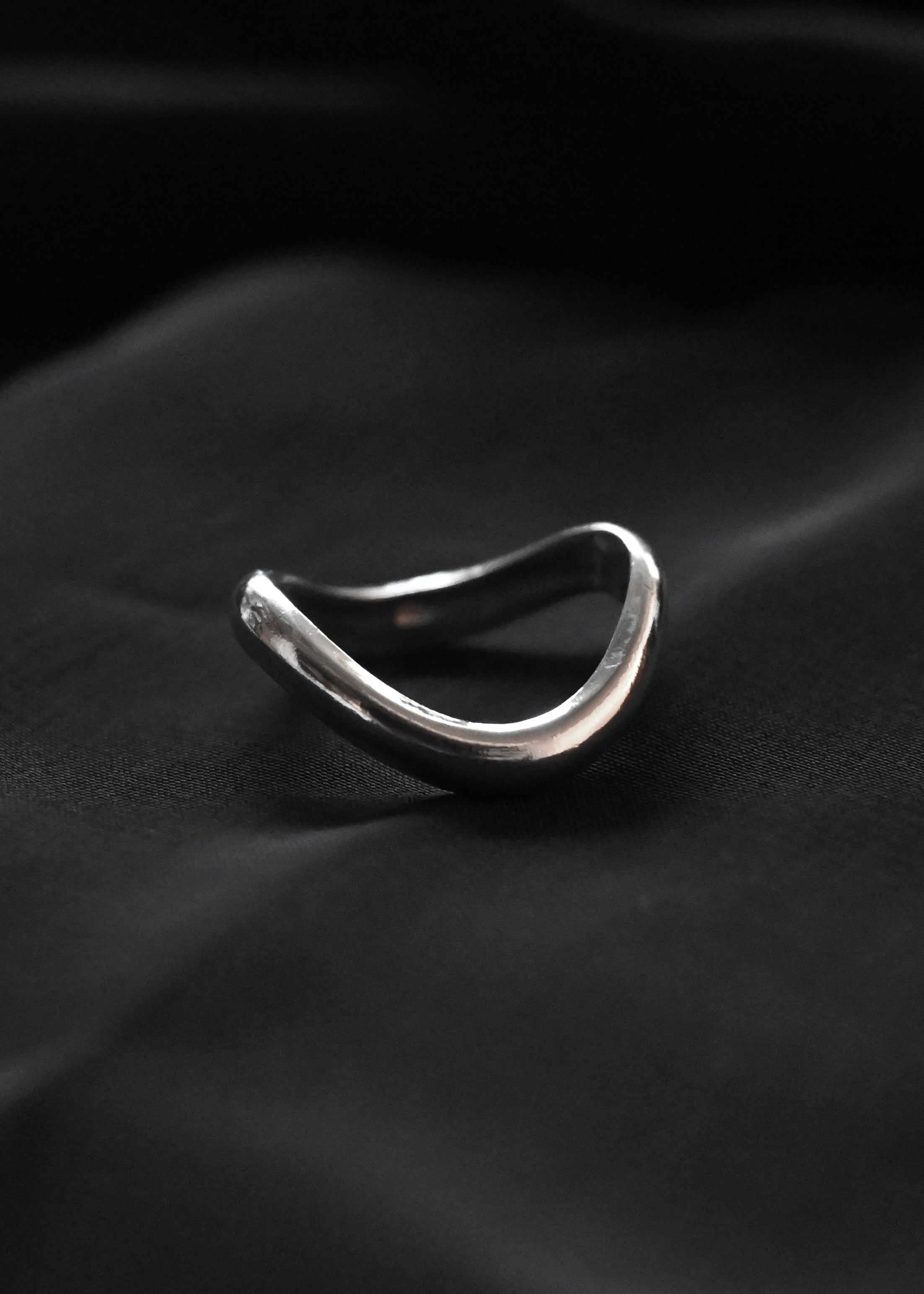 Wave Band Ring - 10号